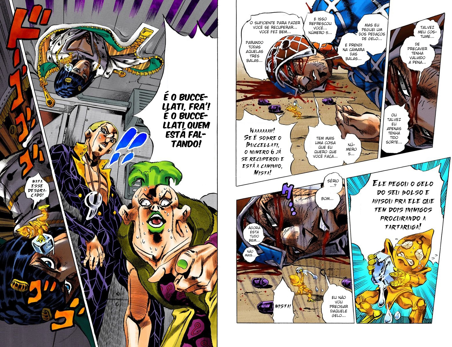 JoJo's Bizarre Adventure, Part 5: Golden Wind - Digital Colored Comics Capítulo 53 Página 10