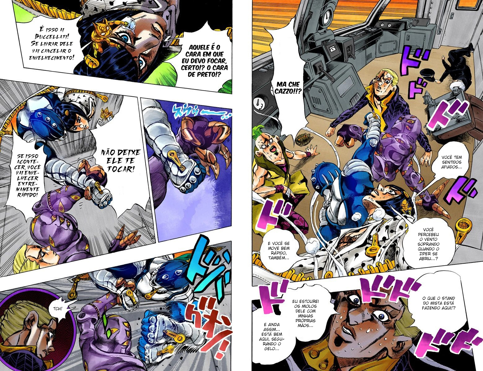 JoJo's Bizarre Adventure, Part 5: Golden Wind - Digital Colored Comics Capítulo 54 Página 3