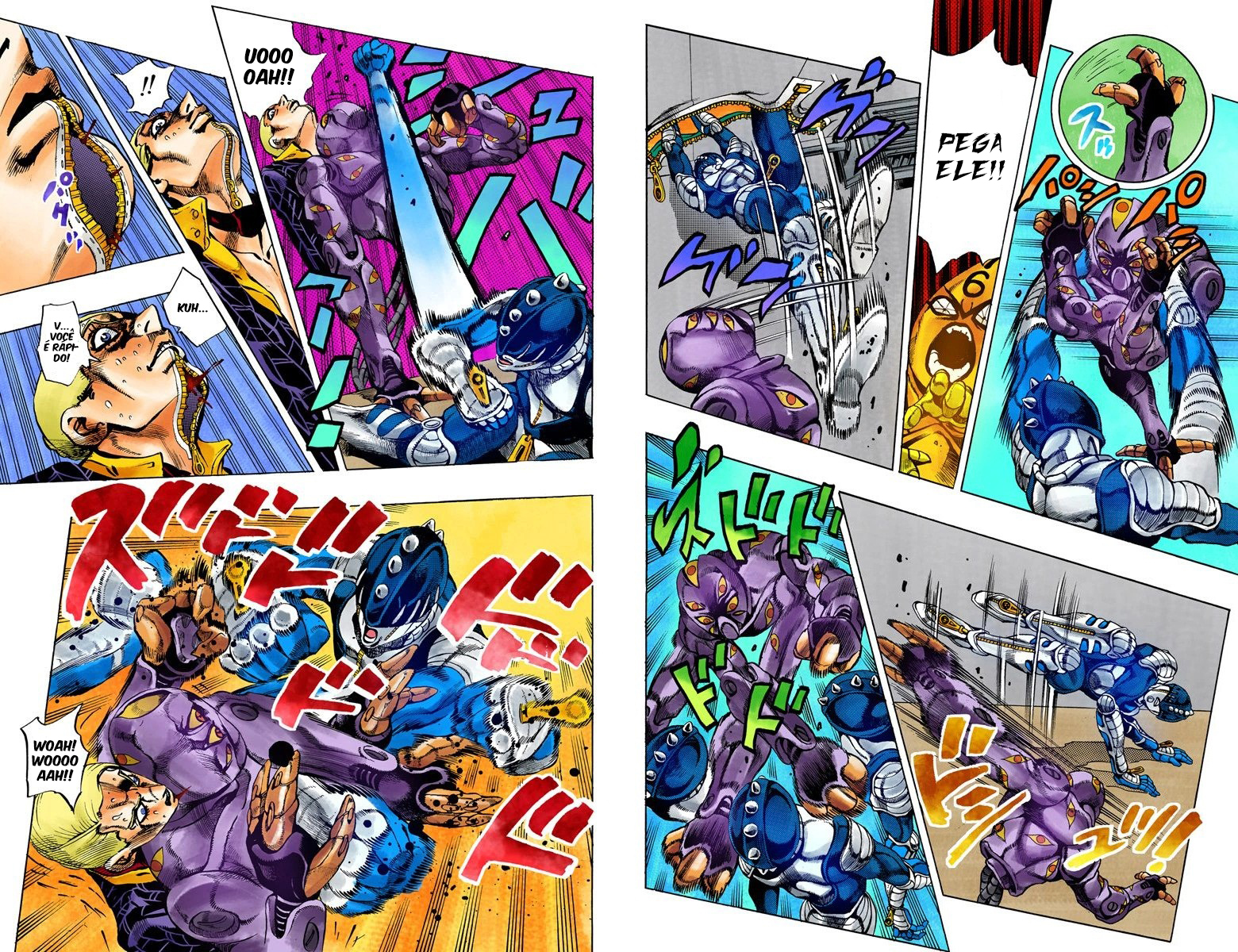 JoJo's Bizarre Adventure, Part 5: Golden Wind - Digital Colored Comics Capítulo 54 Página 4