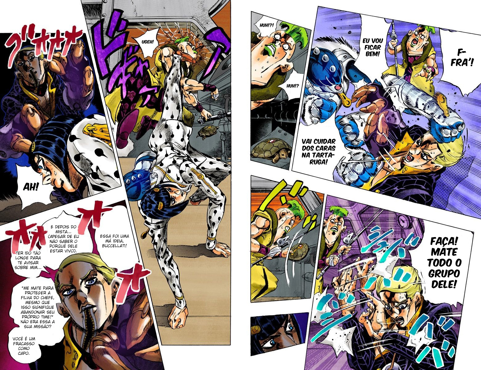 JoJo's Bizarre Adventure, Part 5: Golden Wind - Digital Colored Comics Capítulo 54 Página 5