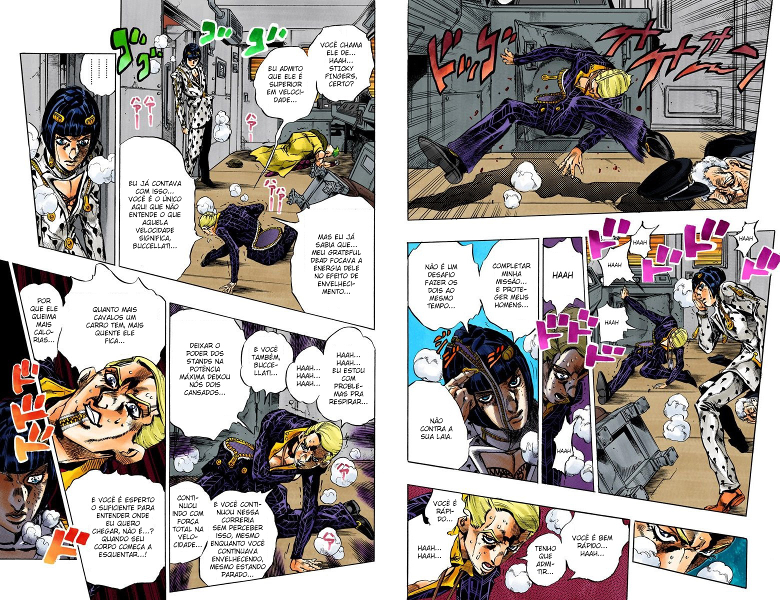 JoJo's Bizarre Adventure, Part 5: Golden Wind - Digital Colored Comics Capítulo 54 Página 7