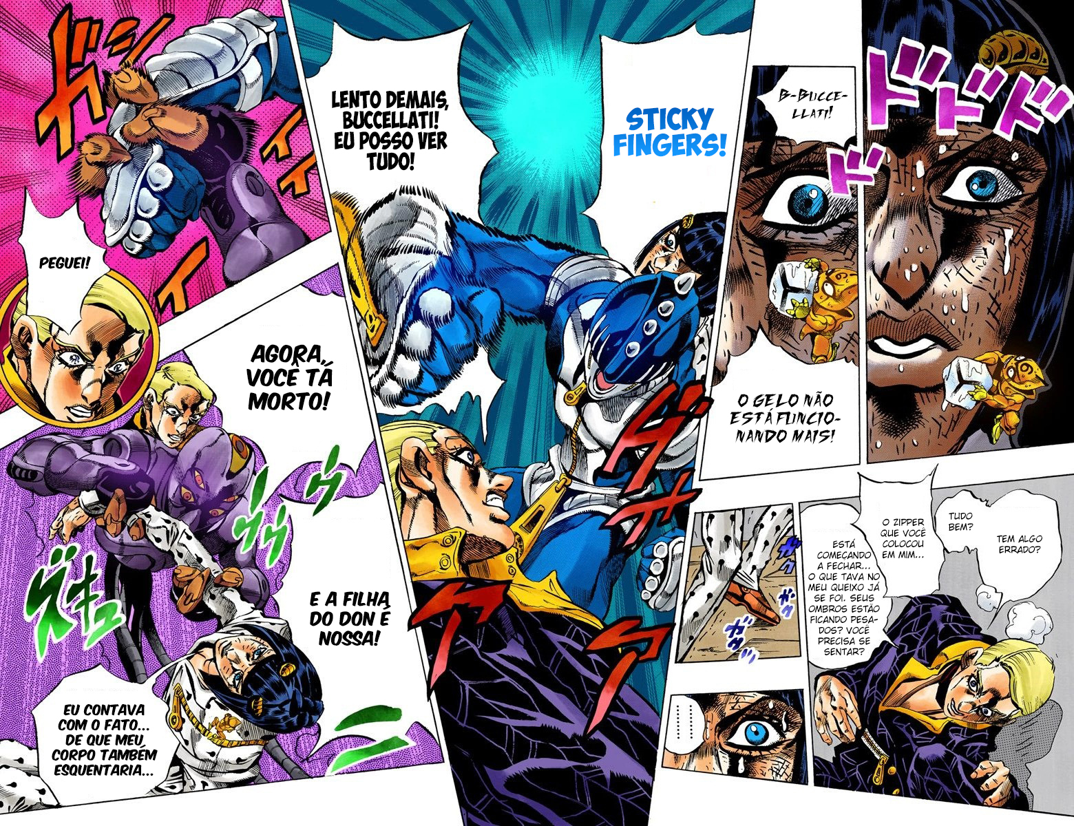 JoJo's Bizarre Adventure, Part 5: Golden Wind - Digital Colored Comics Capítulo 54 Página 8