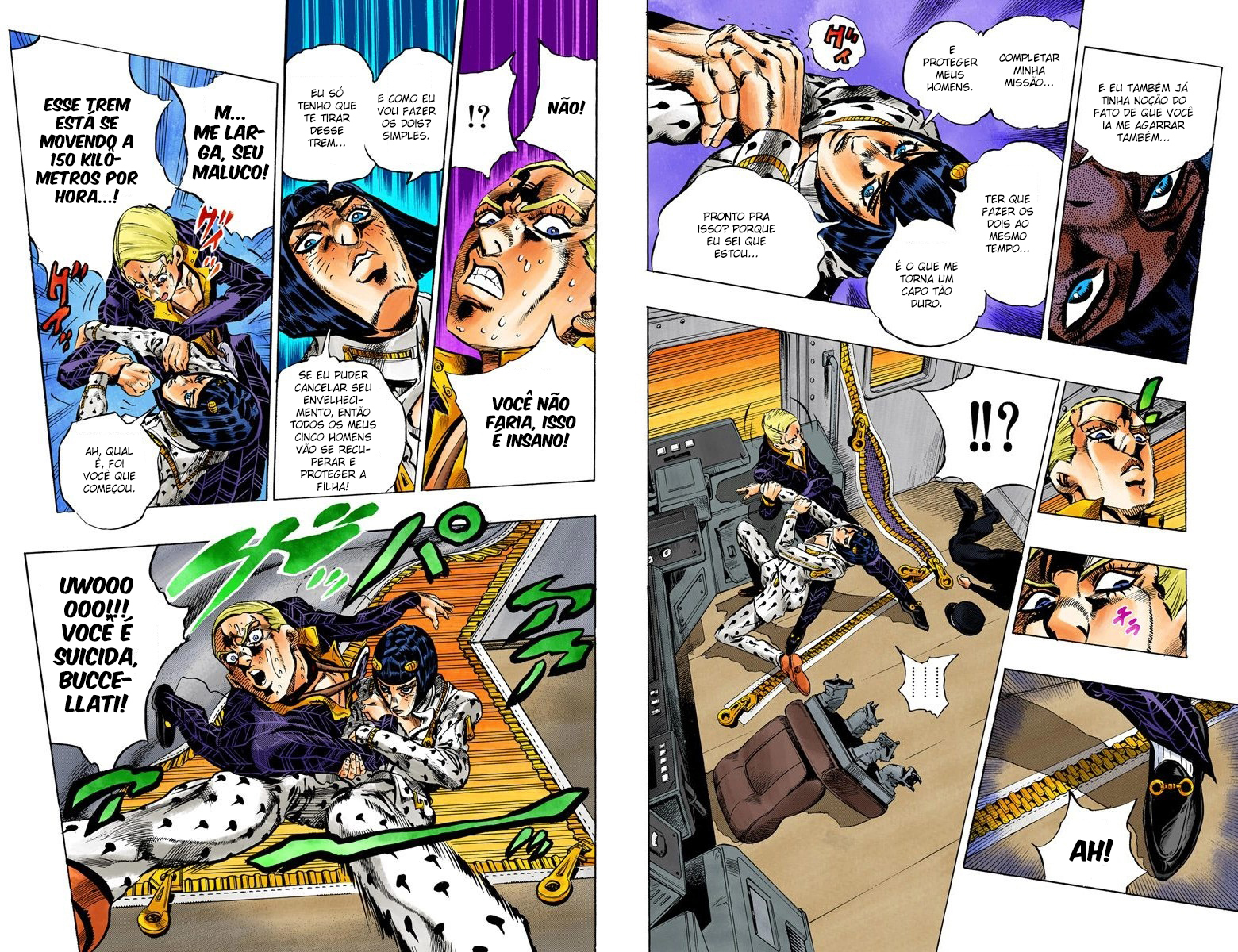 JoJo's Bizarre Adventure, Part 5: Golden Wind - Digital Colored Comics Capítulo 54 Página 9