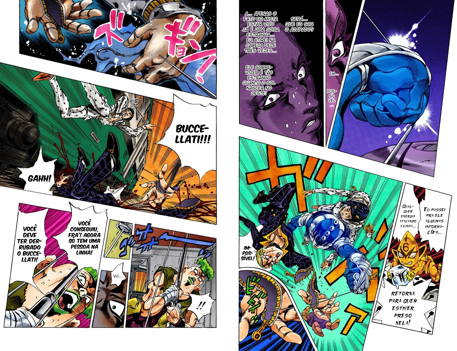 JoJo's Bizarre Adventure, Part 5: Golden Wind - Digital Colored Comics Capítulo 55 Página 10