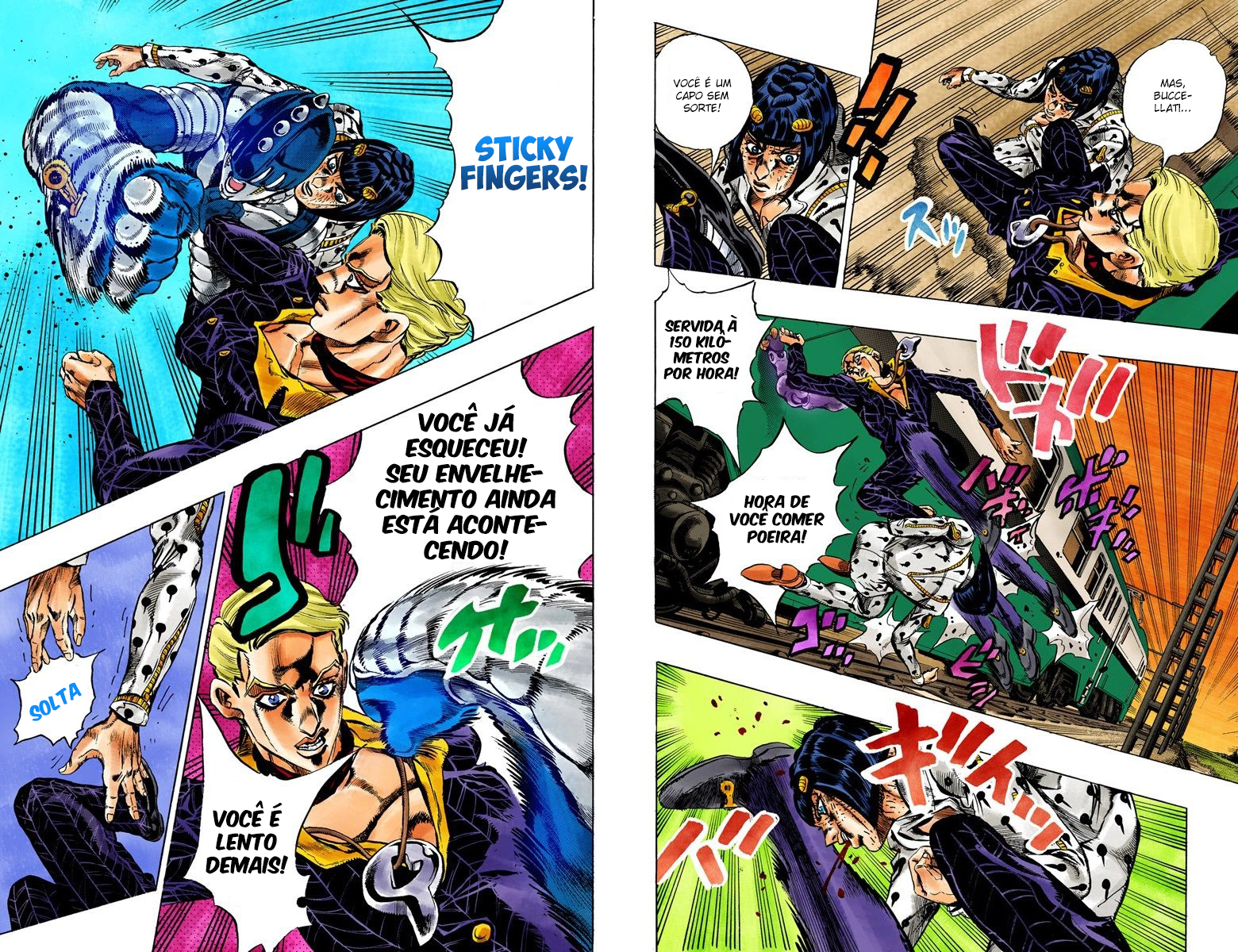 JoJo's Bizarre Adventure, Part 5: Golden Wind - Digital Colored Comics Capítulo 55 Página 7