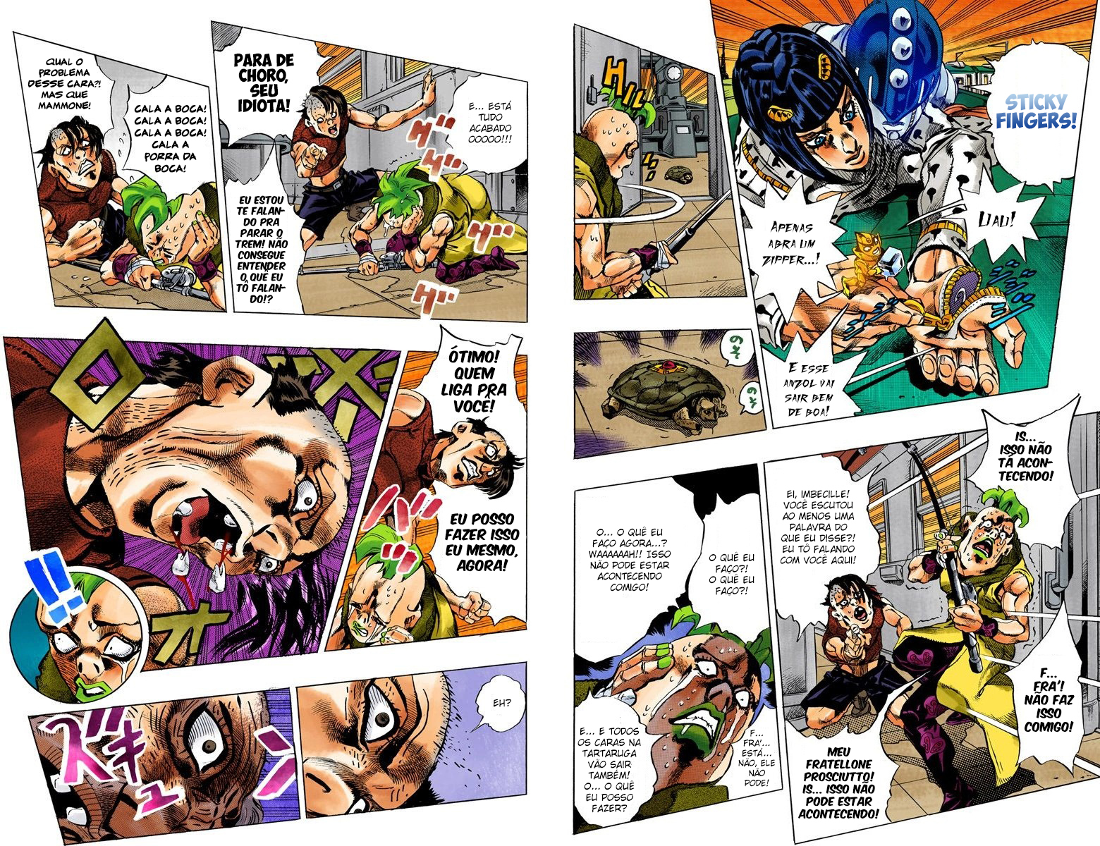 JoJo's Bizarre Adventure, Part 5: Golden Wind - Digital Colored Comics Capítulo 56 Página 5