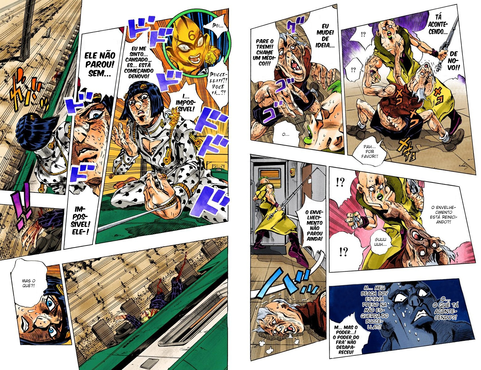JoJo's Bizarre Adventure, Part 5: Golden Wind - Digital Colored Comics Capítulo 56 Página 6