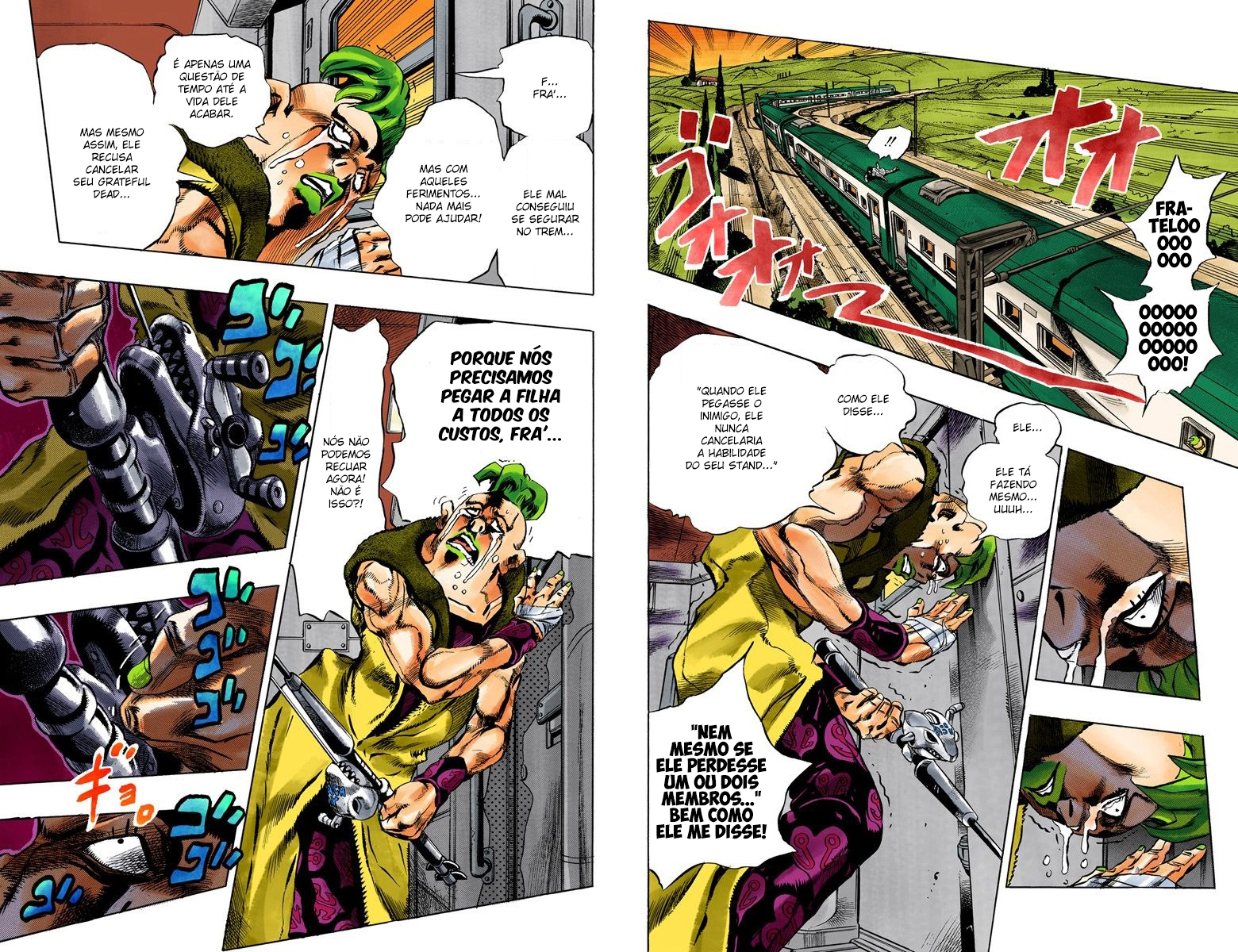 JoJo's Bizarre Adventure, Part 5: Golden Wind - Digital Colored Comics Capítulo 56 Página 8