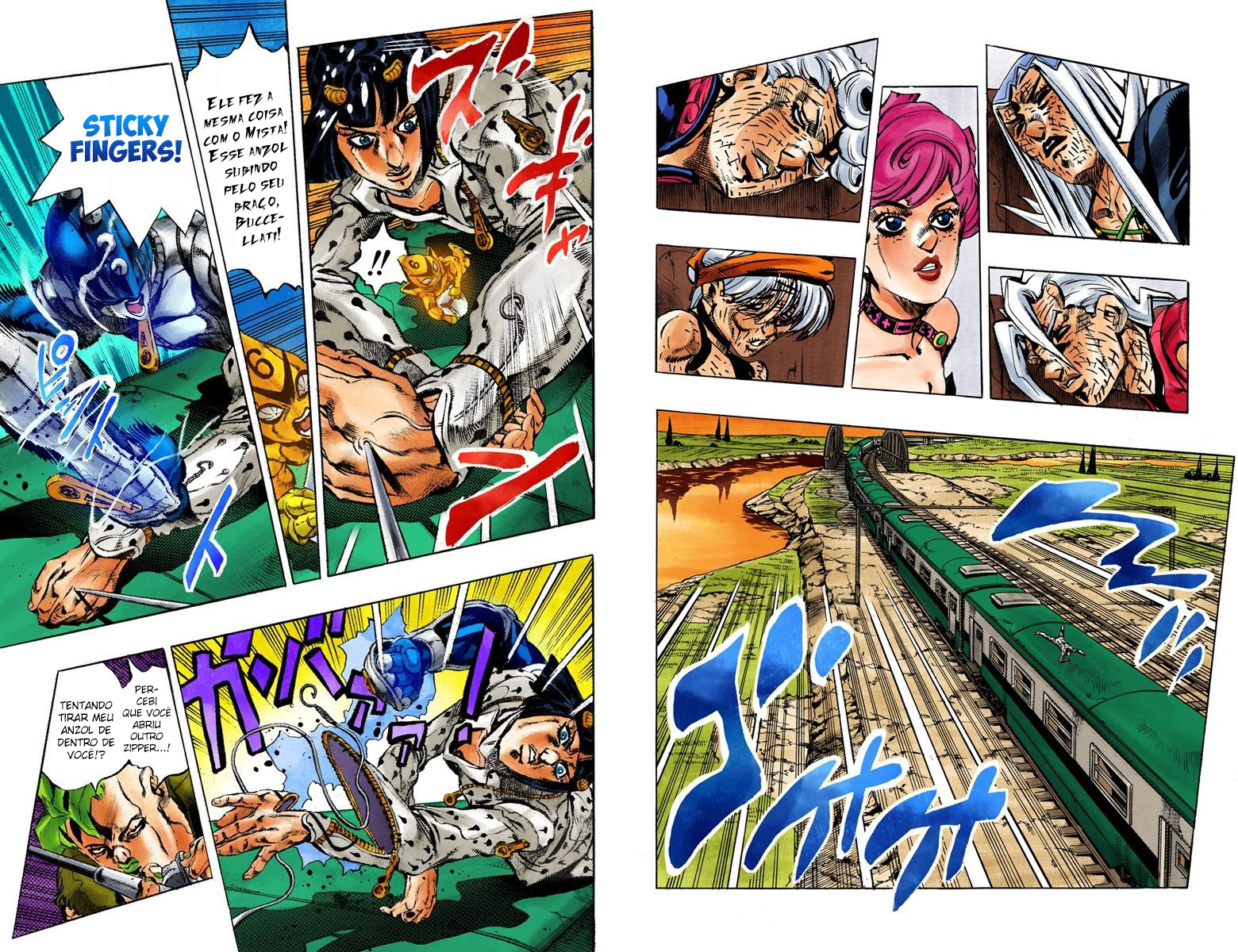 JoJo's Bizarre Adventure, Part 5: Golden Wind - Digital Colored Comics Capítulo 57 Página 3