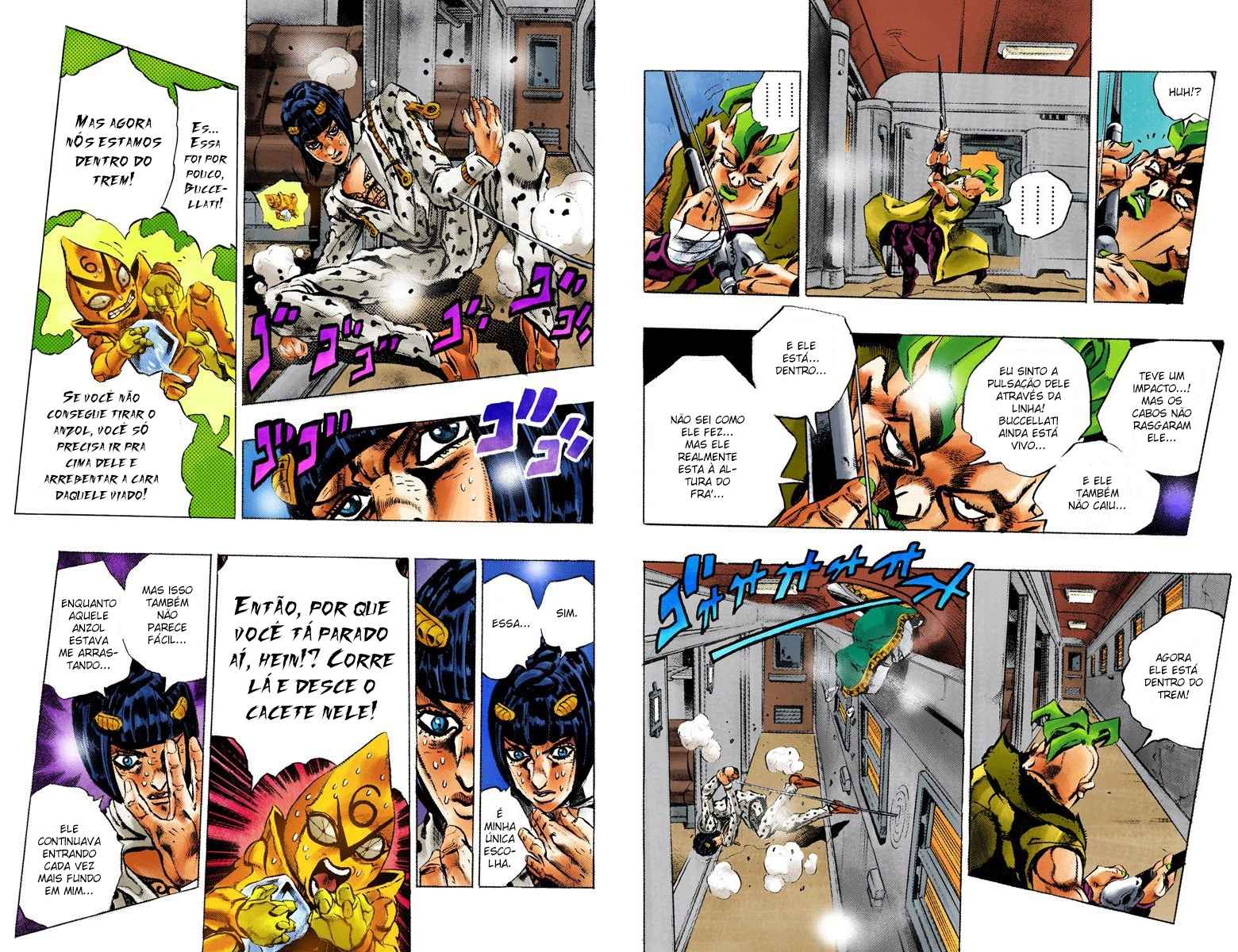 JoJo's Bizarre Adventure, Part 5: Golden Wind - Digital Colored Comics Capítulo 57 Página 8