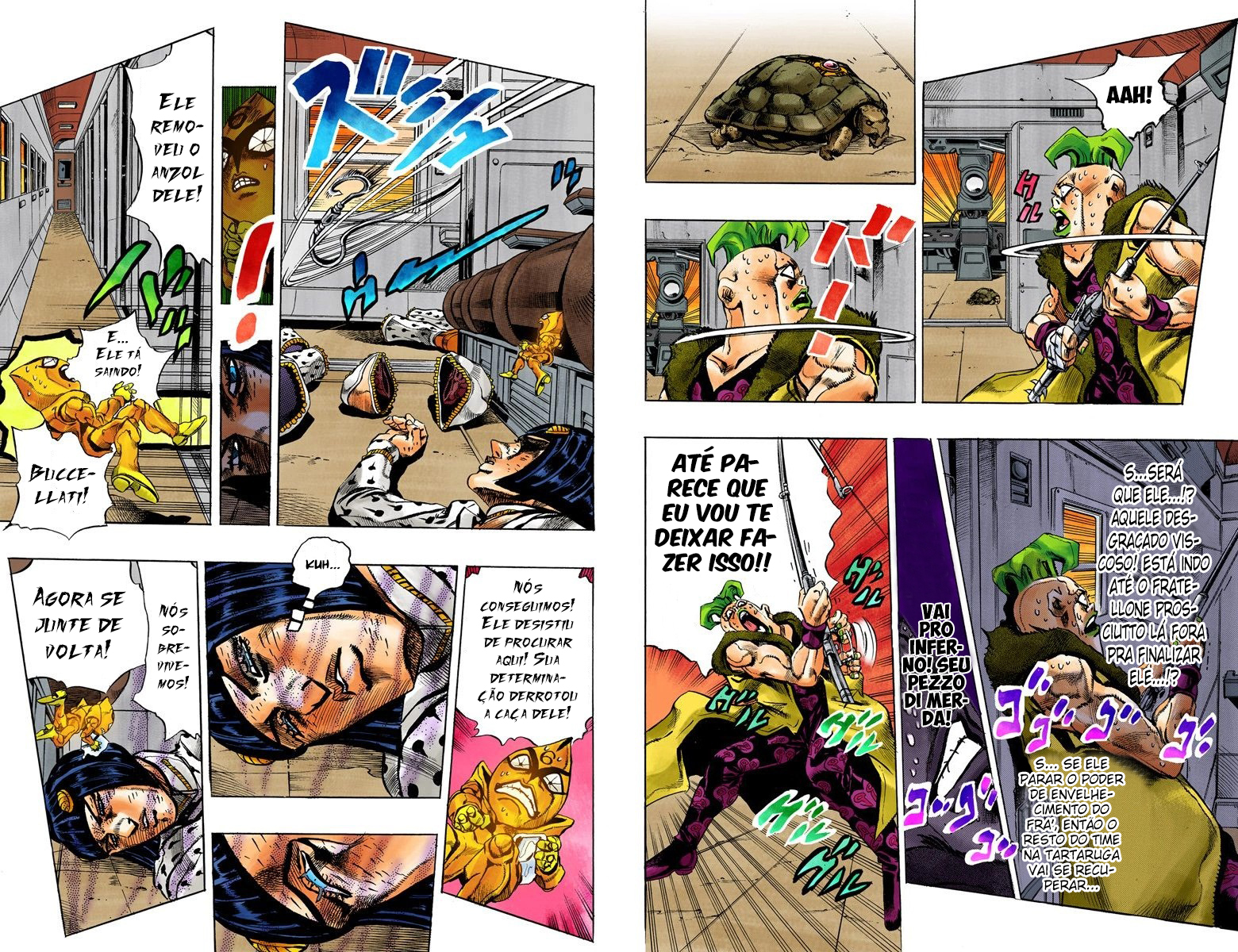 JoJo's Bizarre Adventure, Part 5: Golden Wind - Digital Colored Comics Capítulo 58 Página 10