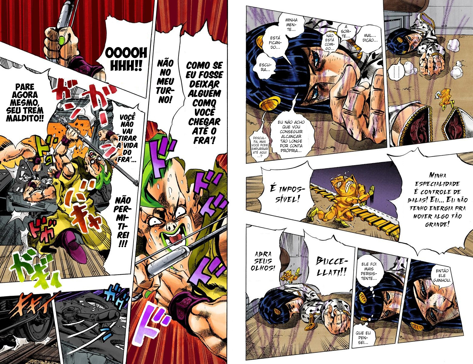 JoJo's Bizarre Adventure, Part 5: Golden Wind - Digital Colored Comics Capítulo 58 Página 12