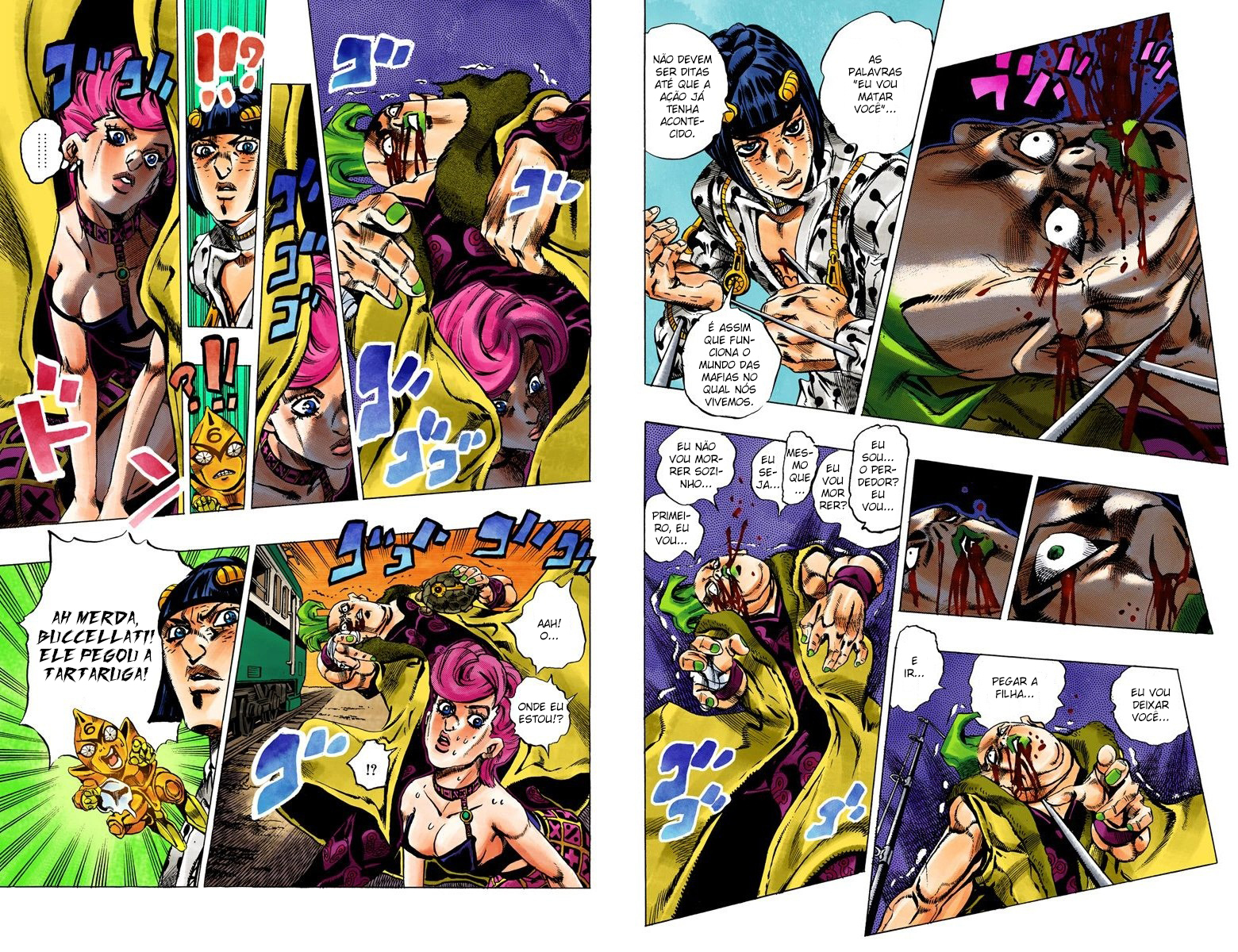 JoJo's Bizarre Adventure, Part 5: Golden Wind - Digital Colored Comics Capítulo 59 Página 10