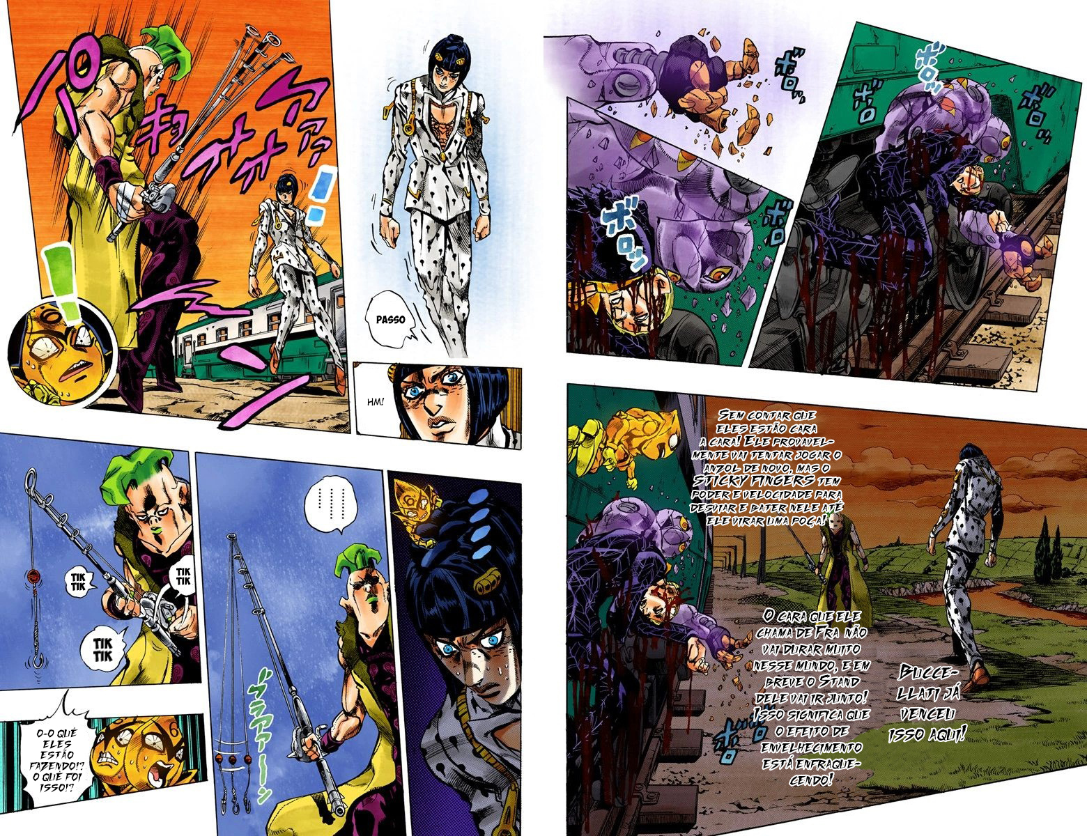 JoJo's Bizarre Adventure, Part 5: Golden Wind - Digital Colored Comics Capítulo 59 Página 3