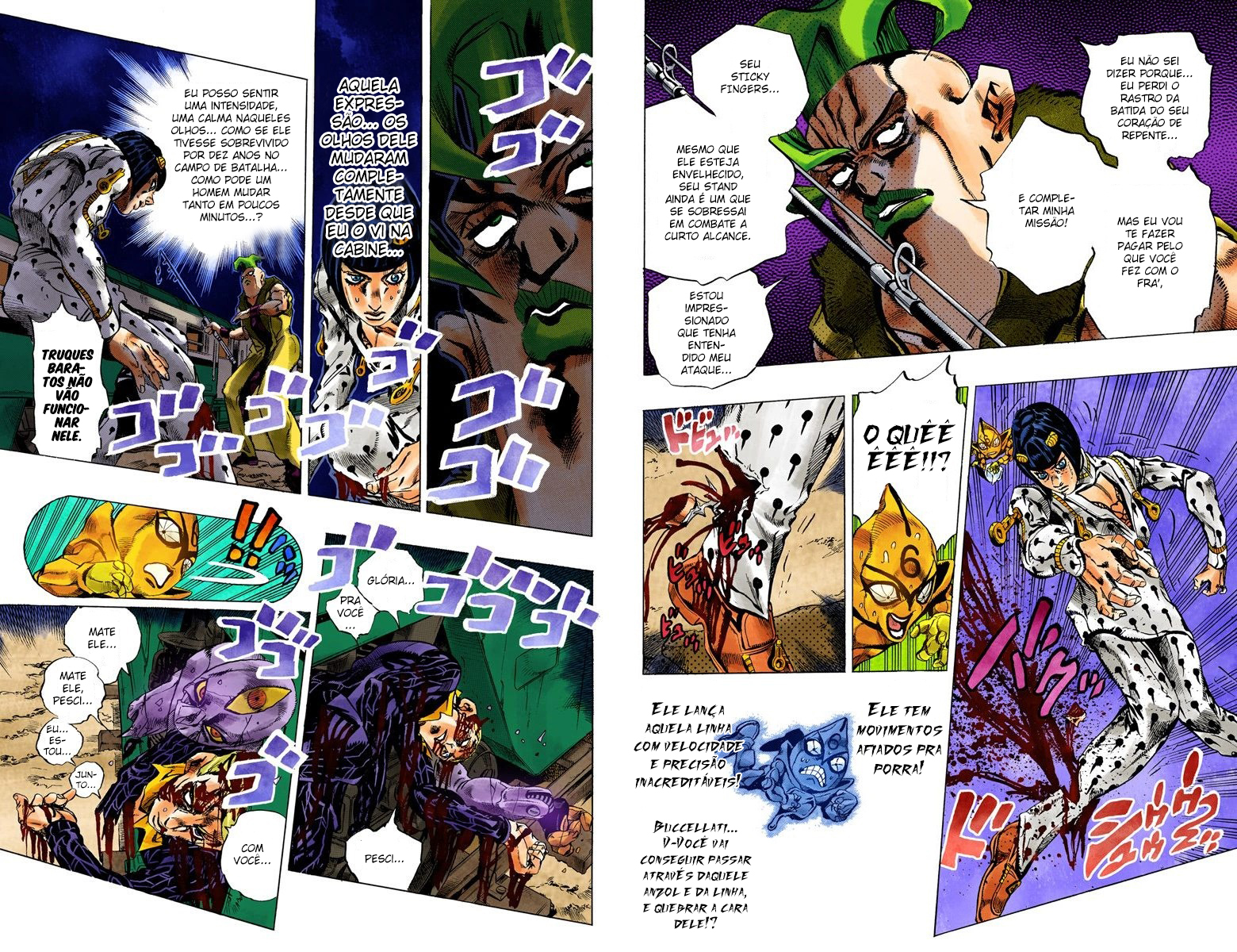 JoJo's Bizarre Adventure, Part 5: Golden Wind - Digital Colored Comics Capítulo 59 Página 4