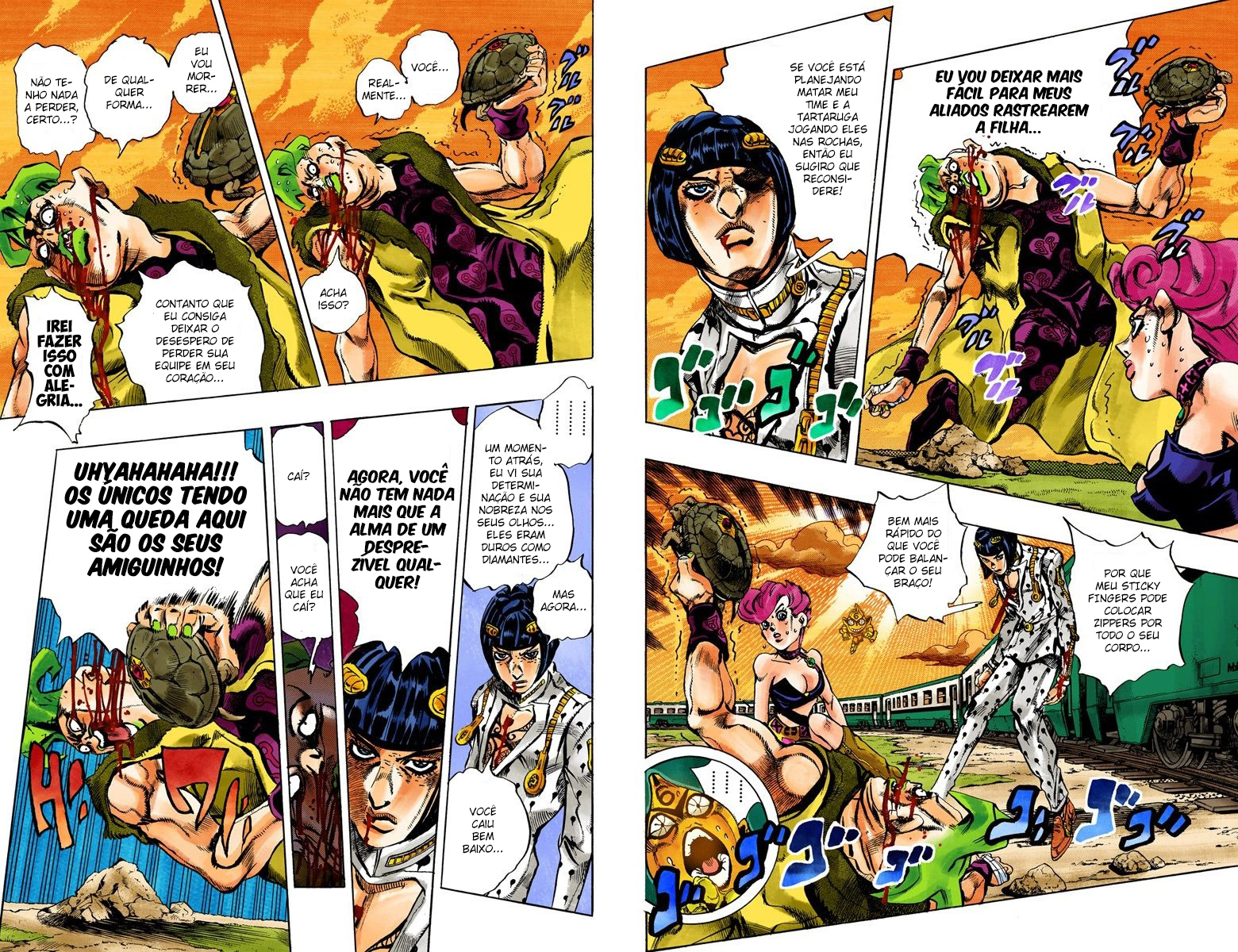 JoJo's Bizarre Adventure, Part 5: Golden Wind - Digital Colored Comics Capítulo 60 Página 3