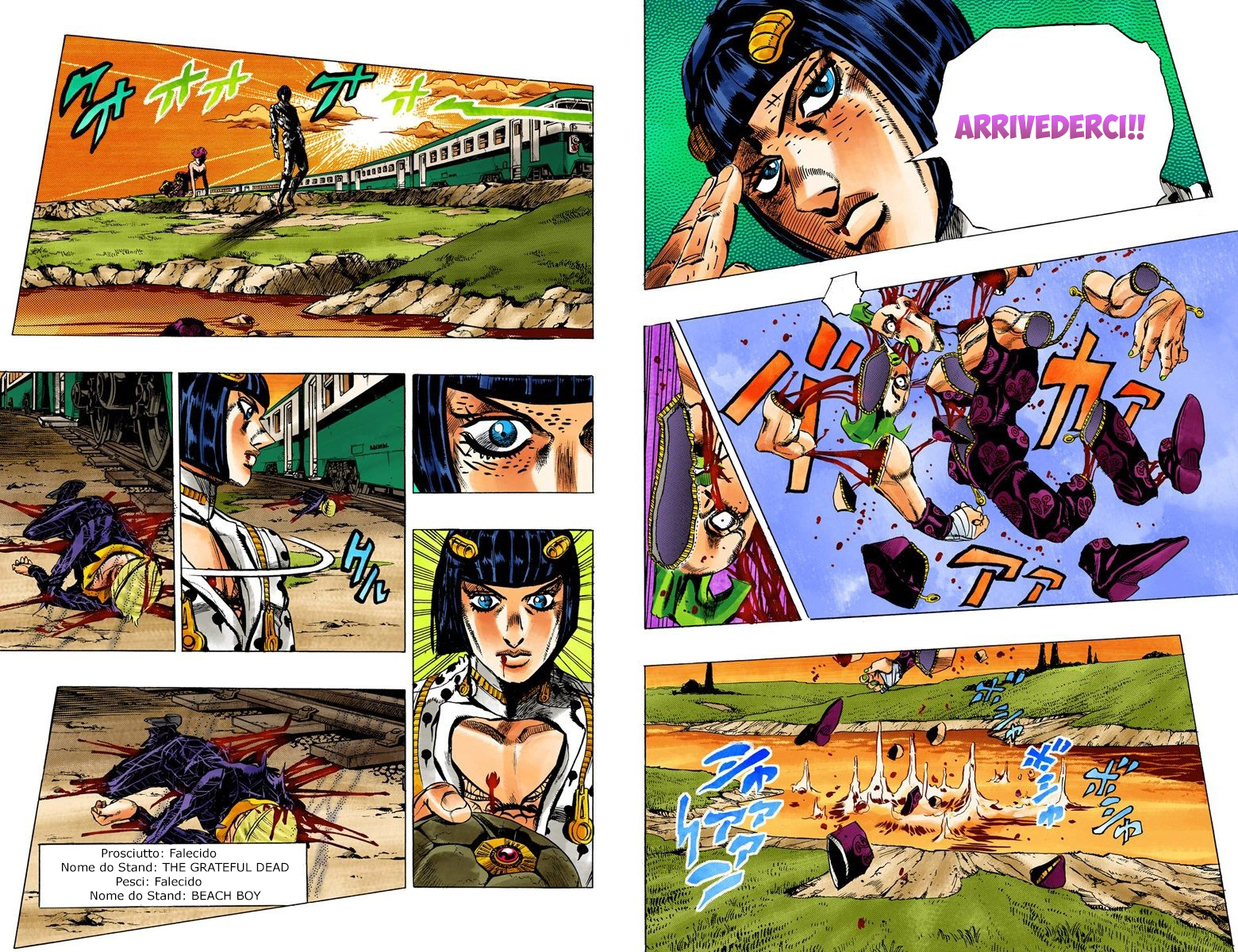 JoJo's Bizarre Adventure, Part 5: Golden Wind - Digital Colored Comics Capítulo 60 Página 8