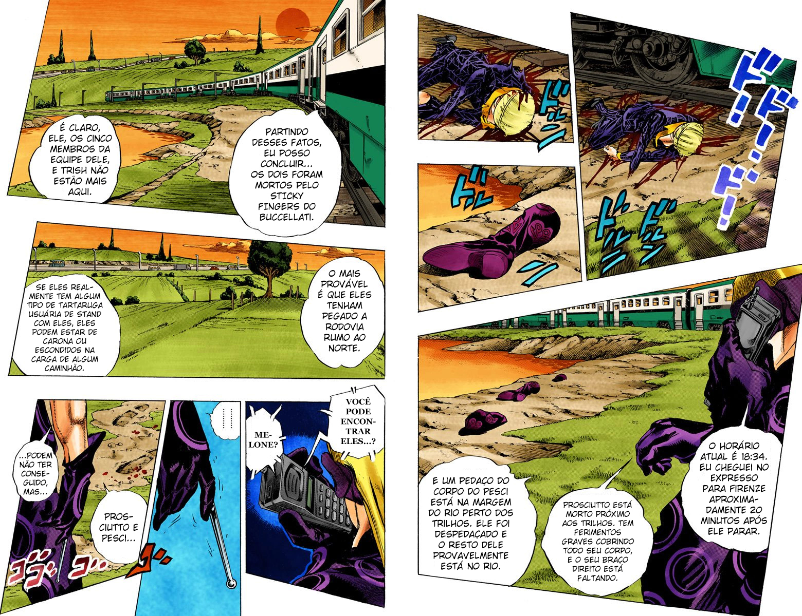JoJo's Bizarre Adventure, Part 5: Golden Wind - Digital Colored Comics Capítulo 61 Página 2