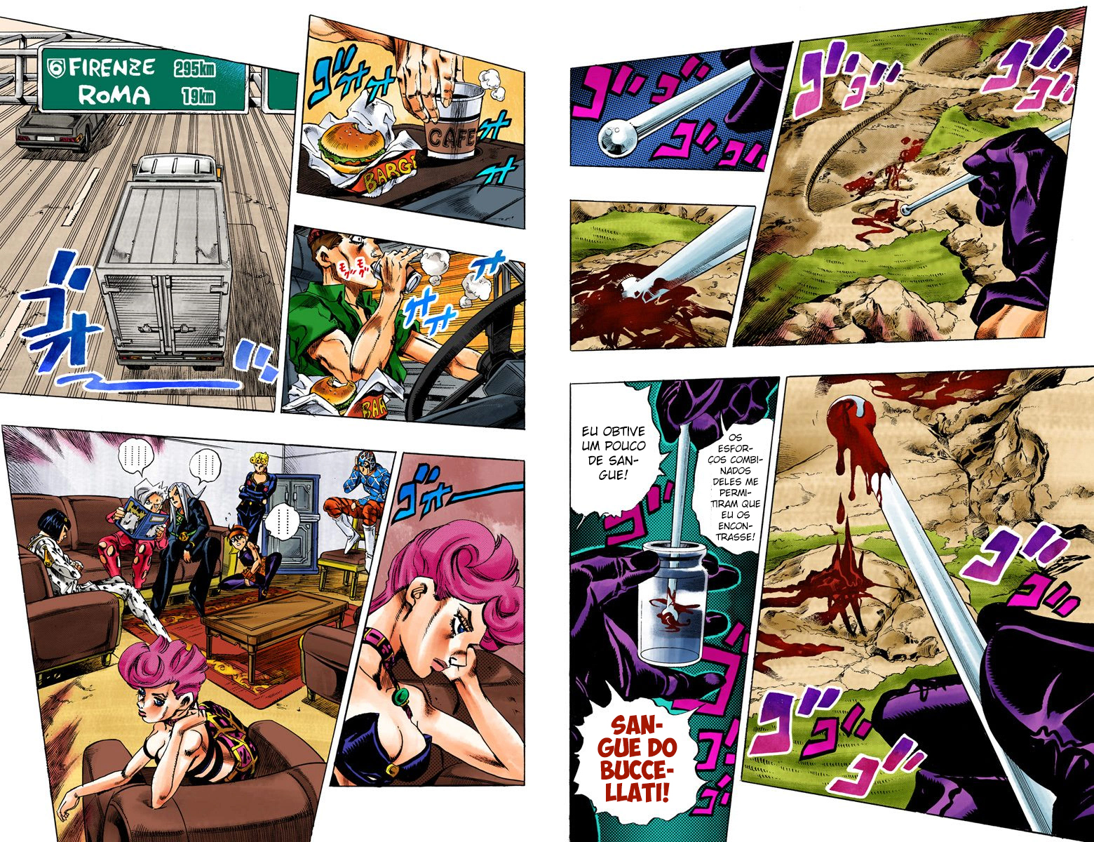 JoJo's Bizarre Adventure, Part 5: Golden Wind - Digital Colored Comics Capítulo 61 Página 3