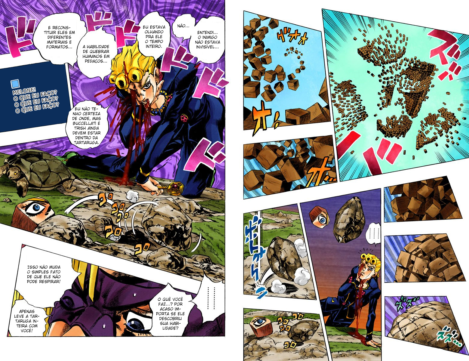 JoJo's Bizarre Adventure, Part 5: Golden Wind - Digital Colored Comics Capítulo 64 Página 11