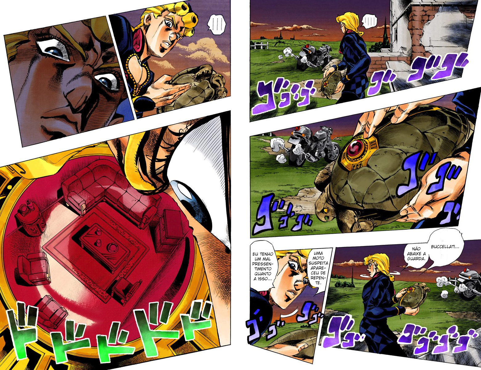 JoJo's Bizarre Adventure, Part 5: Golden Wind - Digital Colored Comics Capítulo 64 Página 3