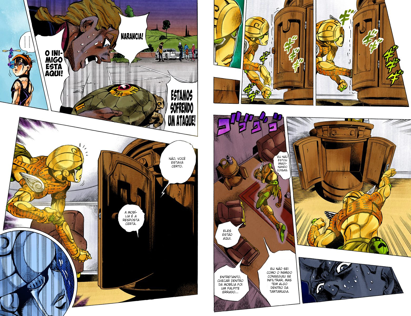 JoJo's Bizarre Adventure, Part 5: Golden Wind - Digital Colored Comics Capítulo 64 Página 5
