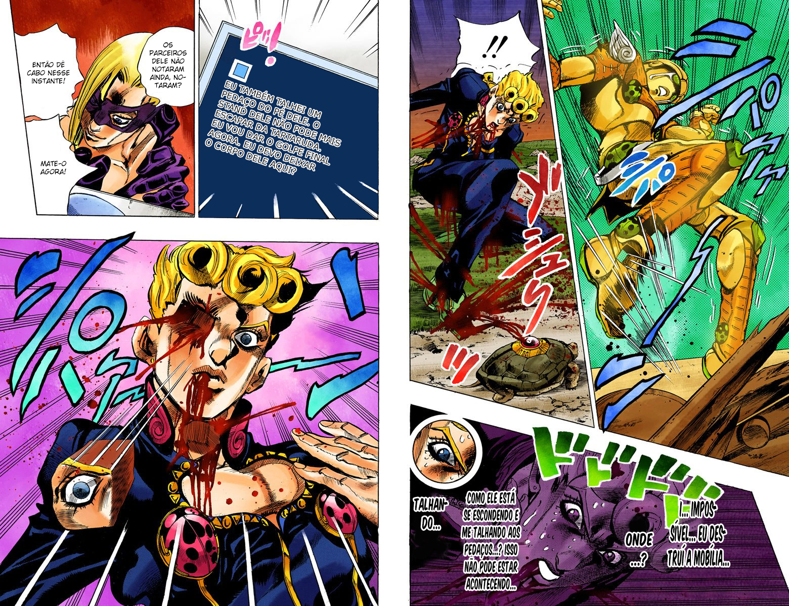 JoJo's Bizarre Adventure, Part 5: Golden Wind - Digital Colored Comics Capítulo 64 Página 8