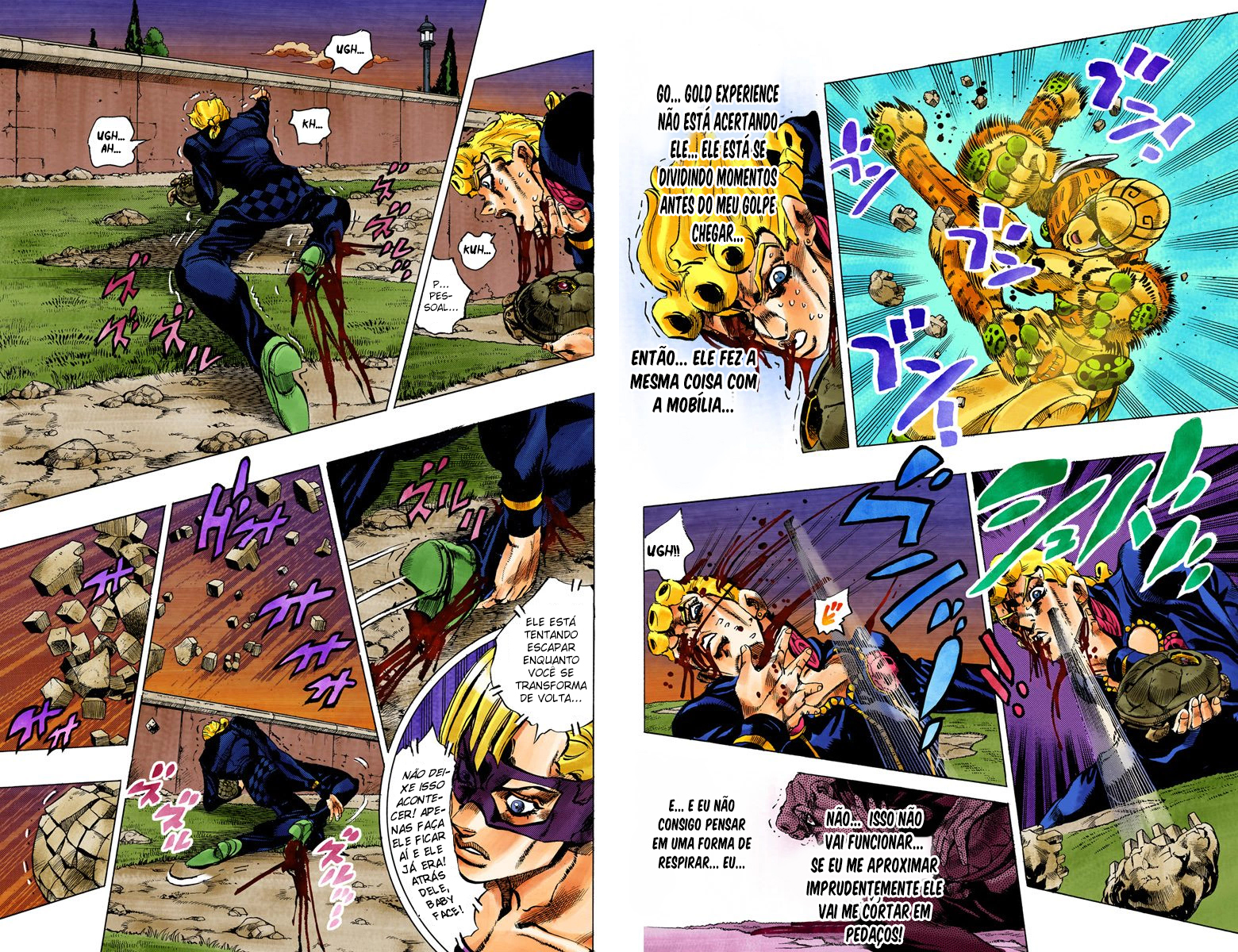 JoJo's Bizarre Adventure, Part 5: Golden Wind - Digital Colored Comics Capítulo 65 Página 4