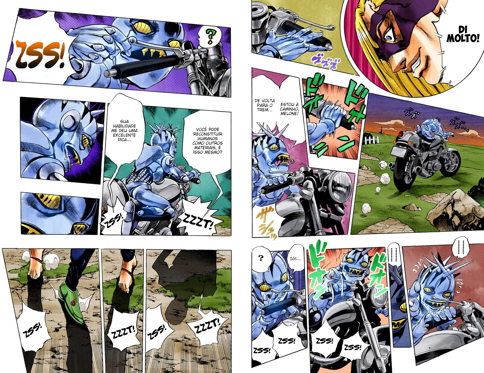 JoJo's Bizarre Adventure, Part 5: Golden Wind - Digital Colored Comics Capítulo 65 Página 8