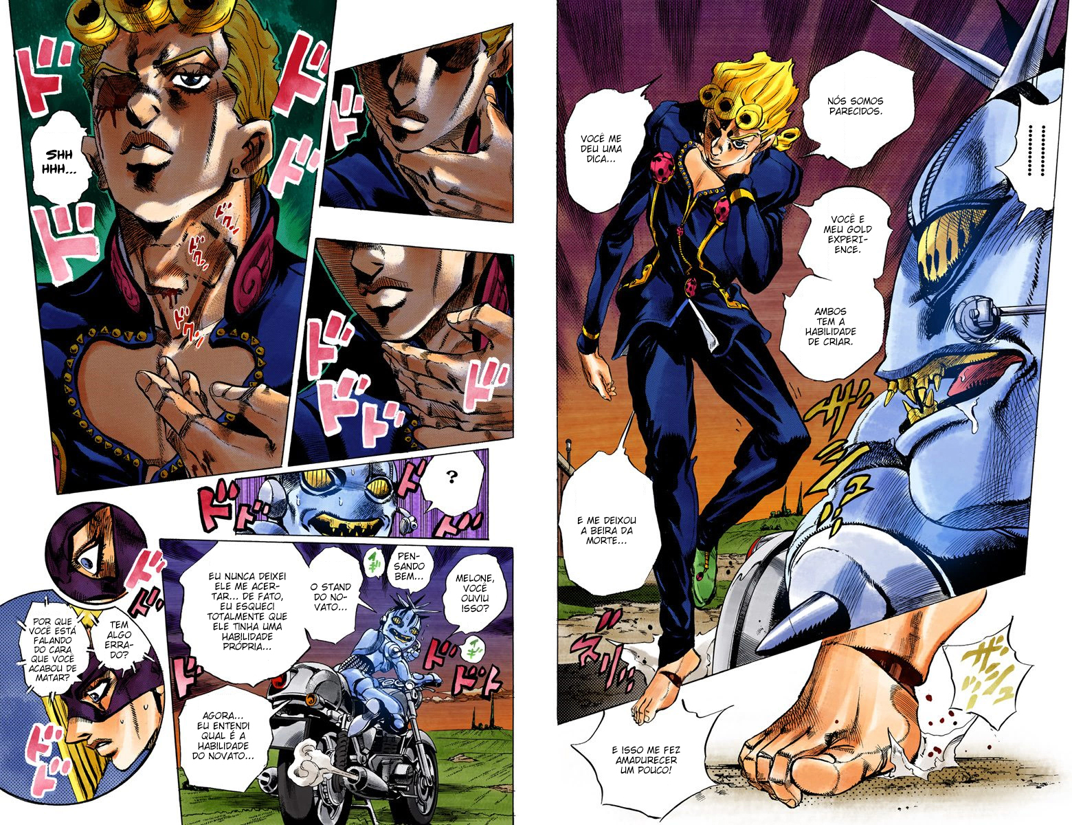 JoJo's Bizarre Adventure, Part 5: Golden Wind - Digital Colored Comics Capítulo 65 Página 9