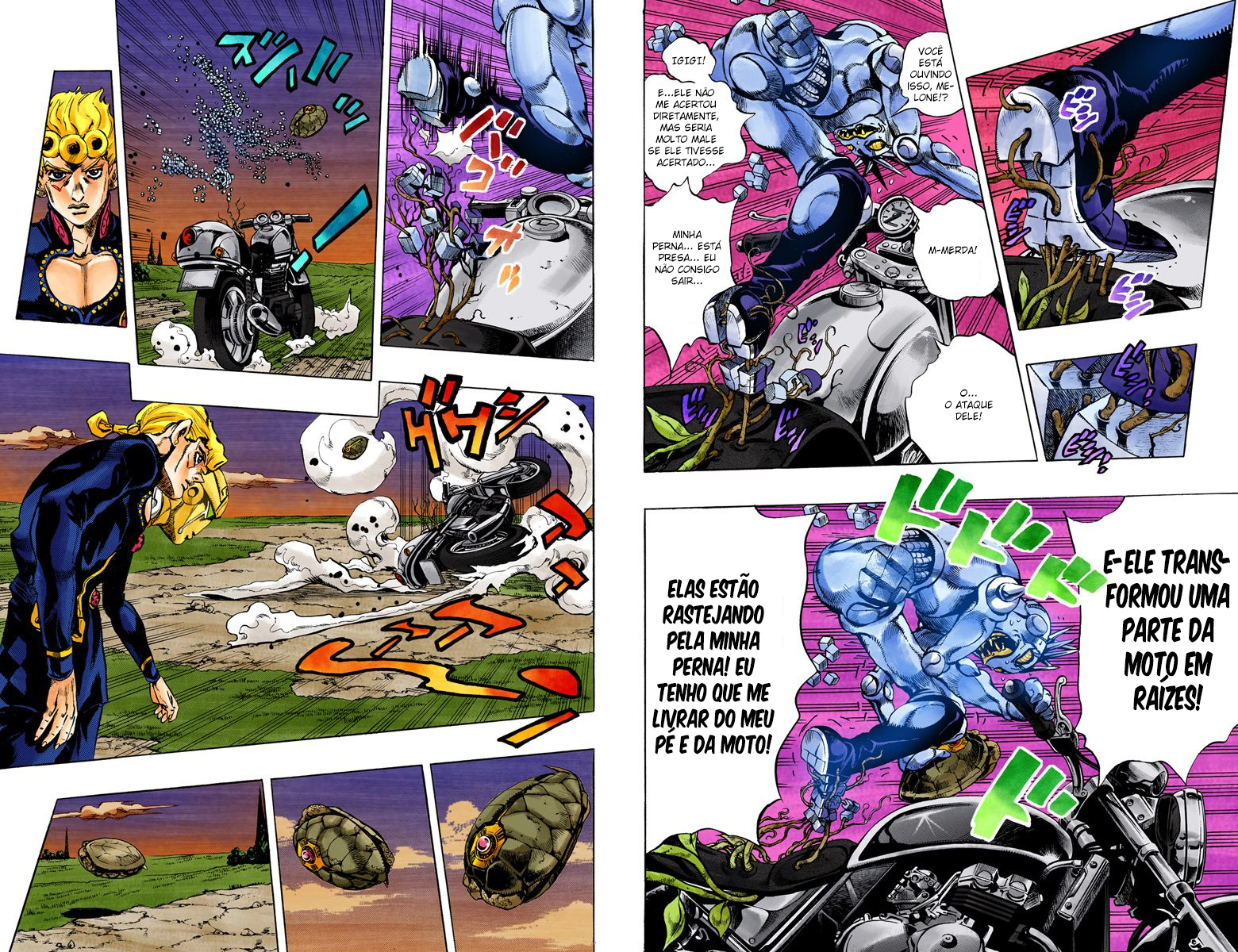JoJo's Bizarre Adventure, Part 5: Golden Wind - Digital Colored Comics Capítulo 66 Página 3