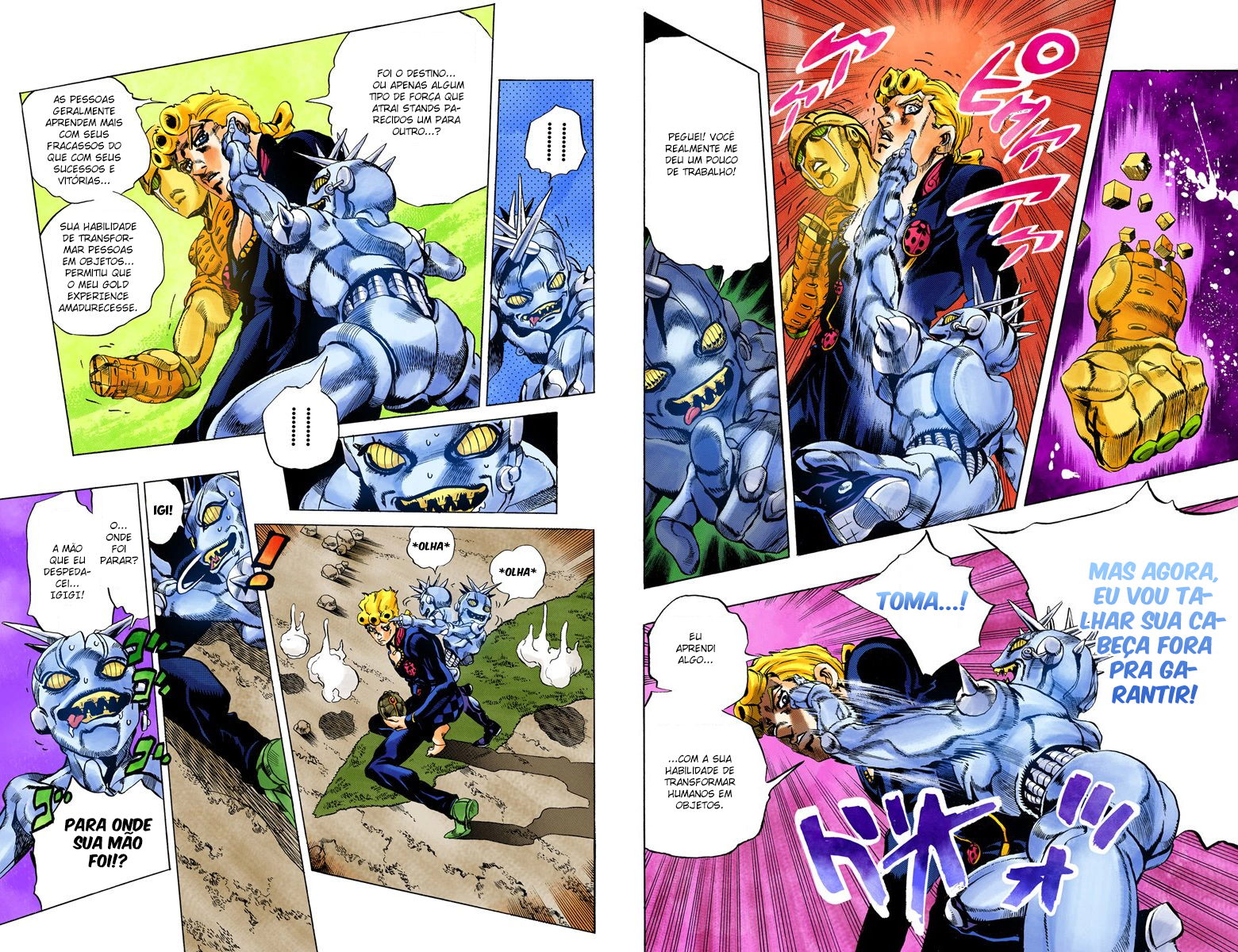 JoJo's Bizarre Adventure, Part 5: Golden Wind - Digital Colored Comics Capítulo 66 Página 8