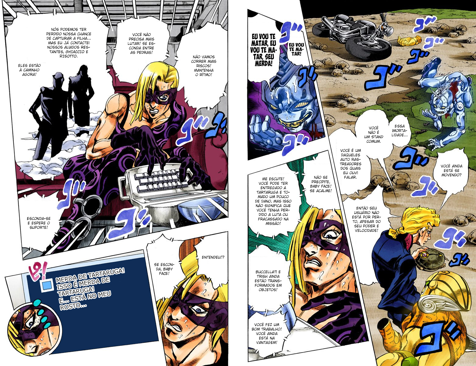 JoJo's Bizarre Adventure, Part 5: Golden Wind - Digital Colored Comics Capítulo 67 Página 3