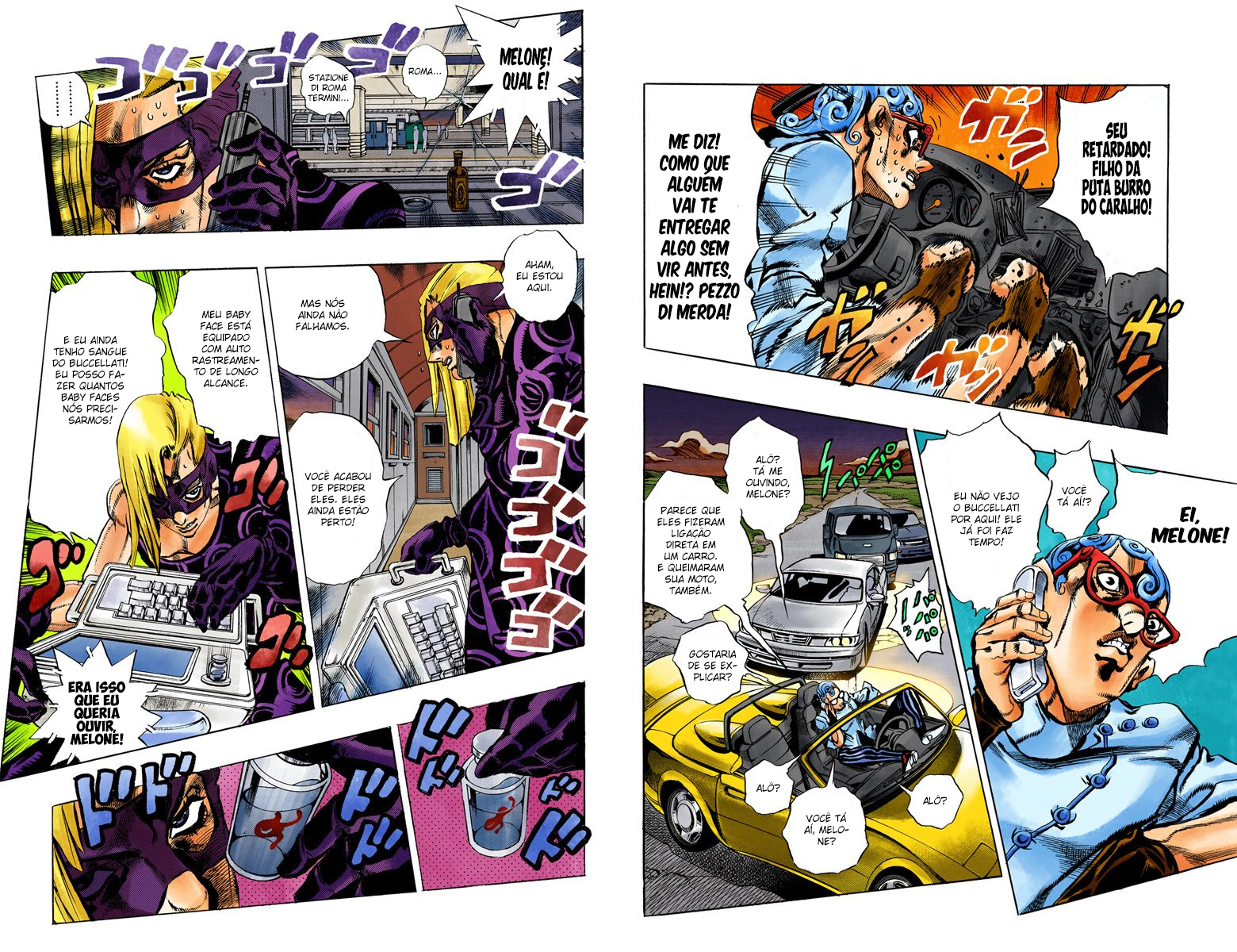 JoJo's Bizarre Adventure, Part 5: Golden Wind - Digital Colored Comics Capítulo 68 Página 4