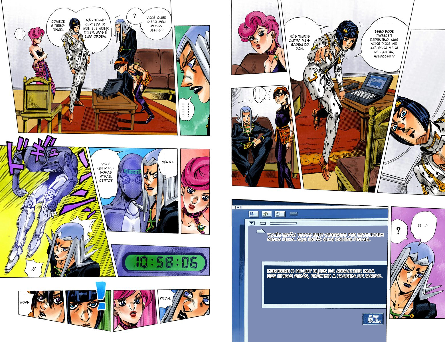 JoJo's Bizarre Adventure, Part 5: Golden Wind - Digital Colored Comics Capítulo 68 Página 8