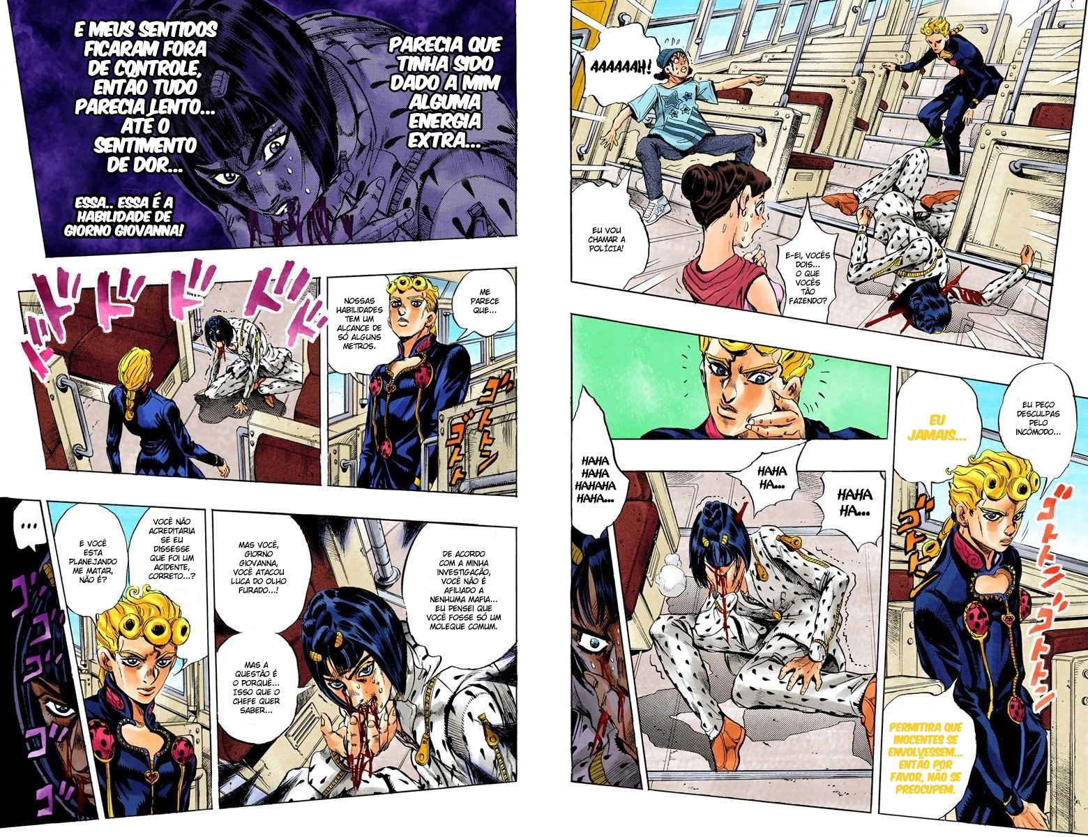 JoJo's Bizarre Adventure, Part 5: Golden Wind - Digital Colored Comics Capítulo 7 Página 3