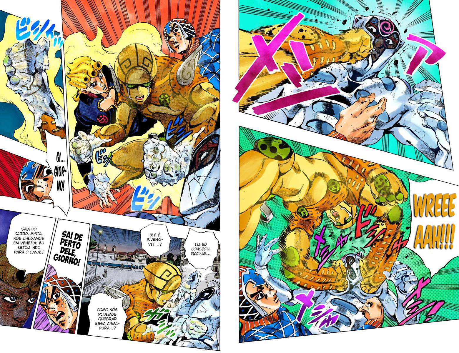 JoJo's Bizarre Adventure, Part 5: Golden Wind - Digital Colored Comics Capítulo 71 Página 8