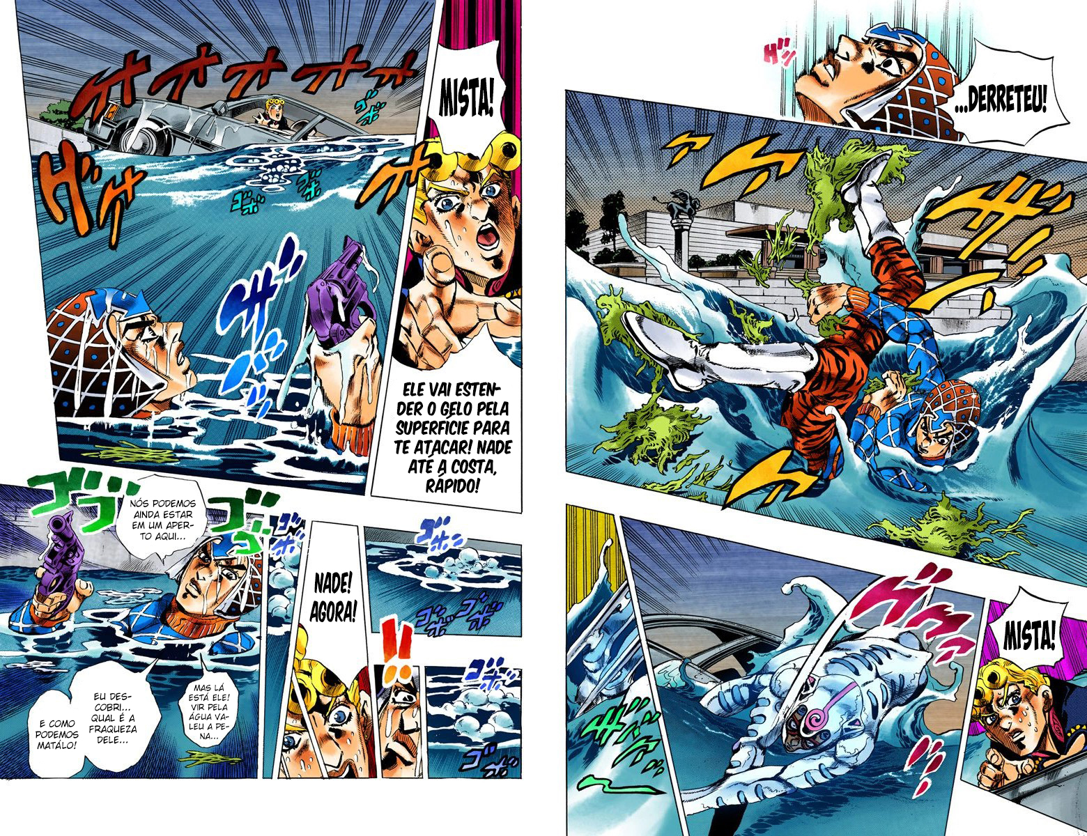 JoJo's Bizarre Adventure, Part 5: Golden Wind - Digital Colored Comics Capítulo 72 Página 10