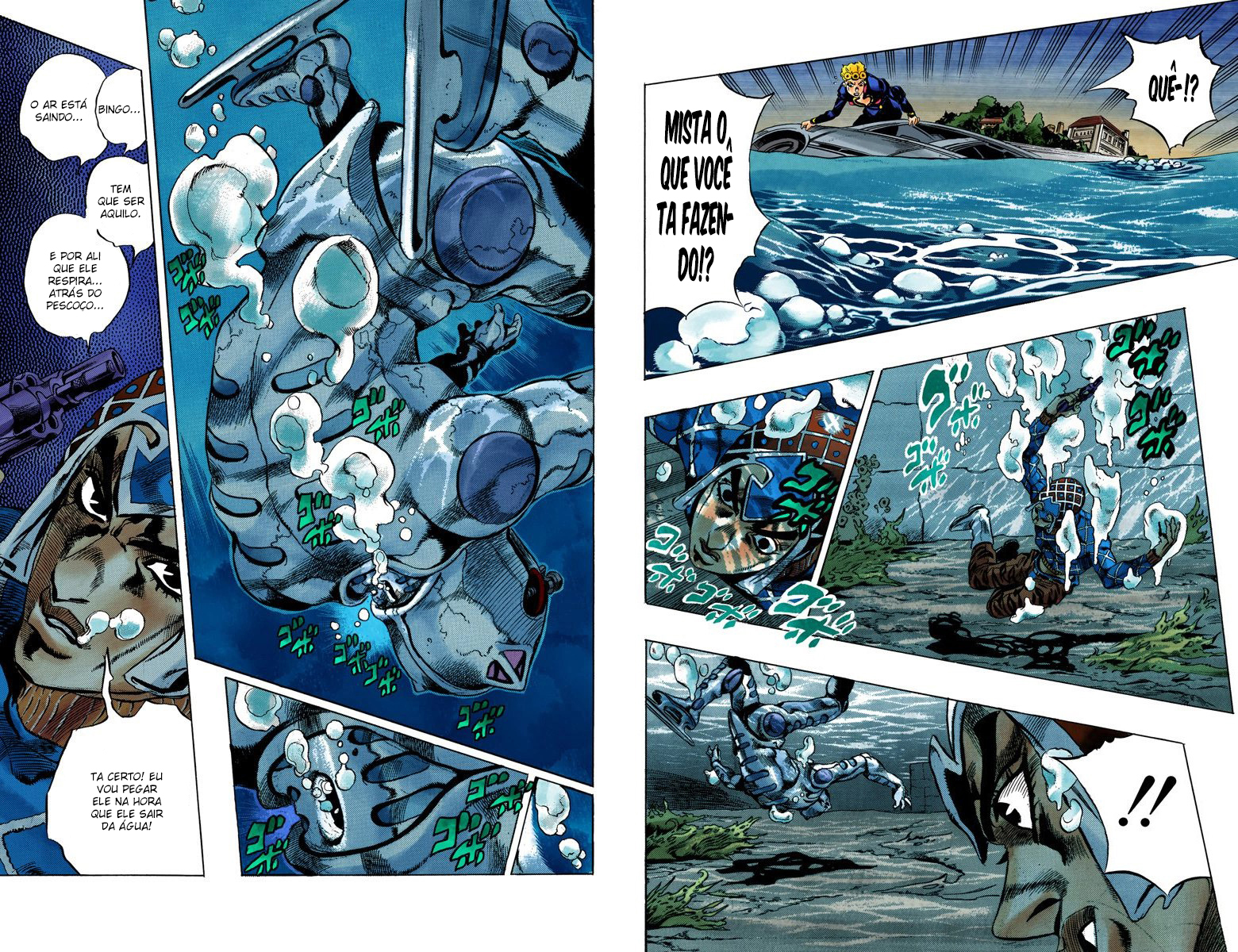JoJo's Bizarre Adventure, Part 5: Golden Wind - Digital Colored Comics Capítulo 73 Página 10