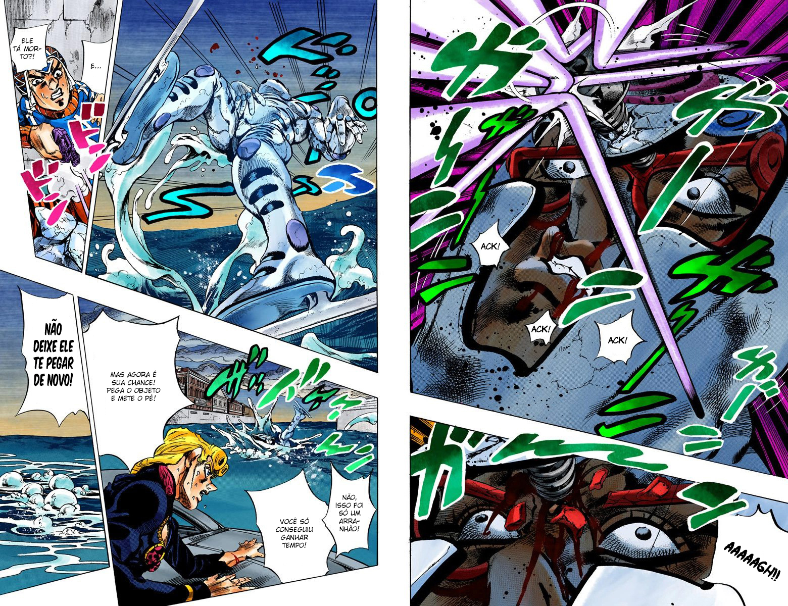JoJo's Bizarre Adventure, Part 5: Golden Wind - Digital Colored Comics Capítulo 73 Página 8