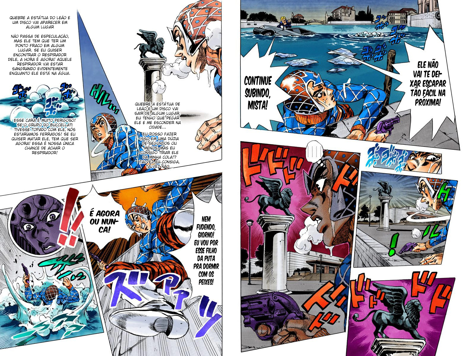 JoJo's Bizarre Adventure, Part 5: Golden Wind - Digital Colored Comics Capítulo 73 Página 9