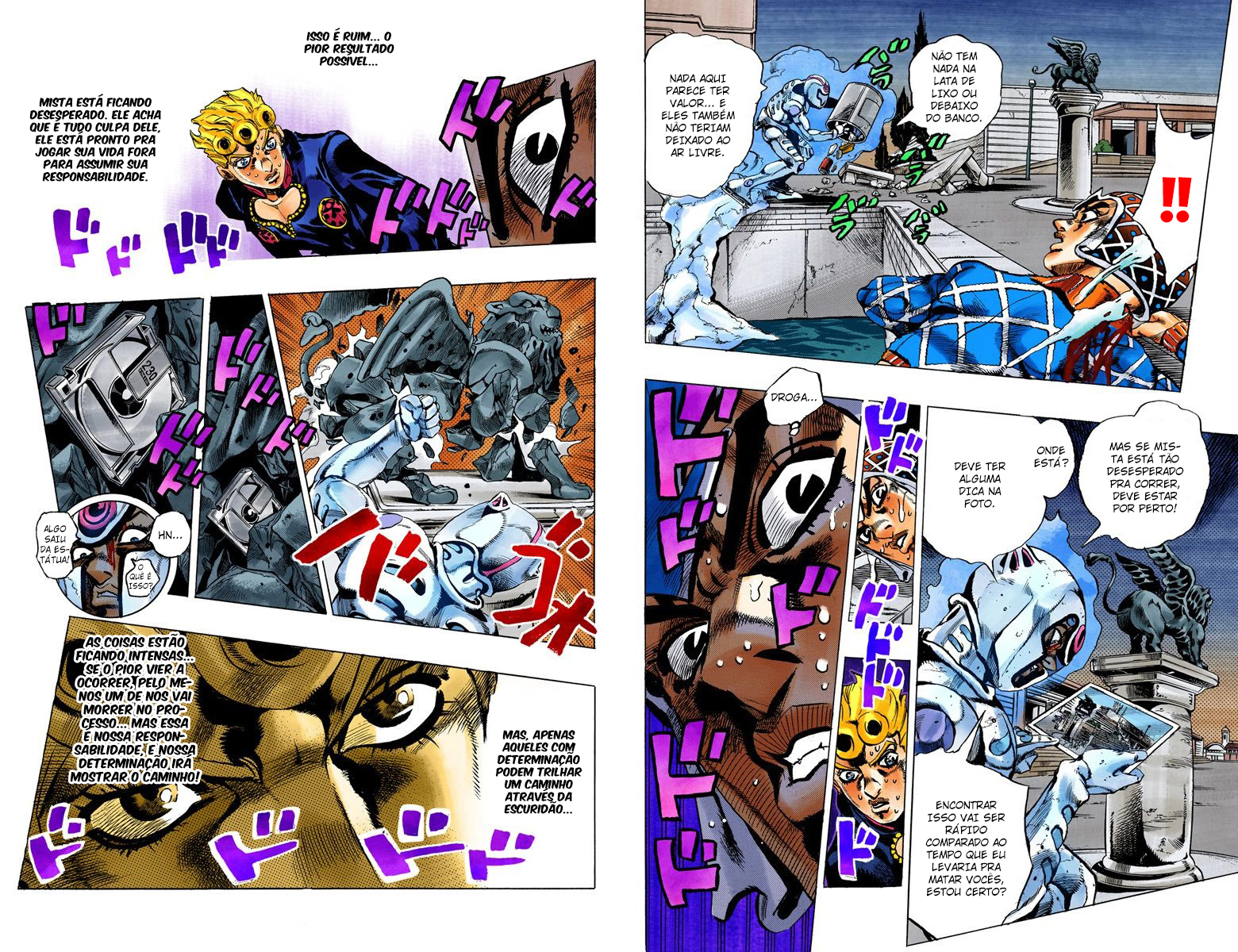 JoJo's Bizarre Adventure, Part 5: Golden Wind - Digital Colored Comics Capítulo 74 Página 10