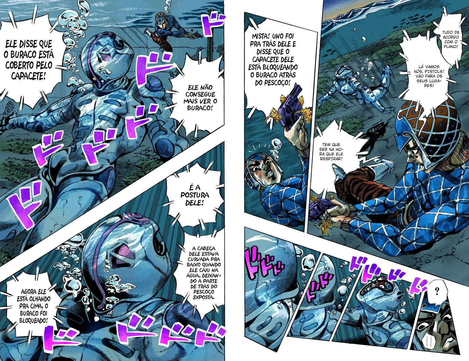 JoJo's Bizarre Adventure, Part 5: Golden Wind - Digital Colored Comics Capítulo 74 Página 3
