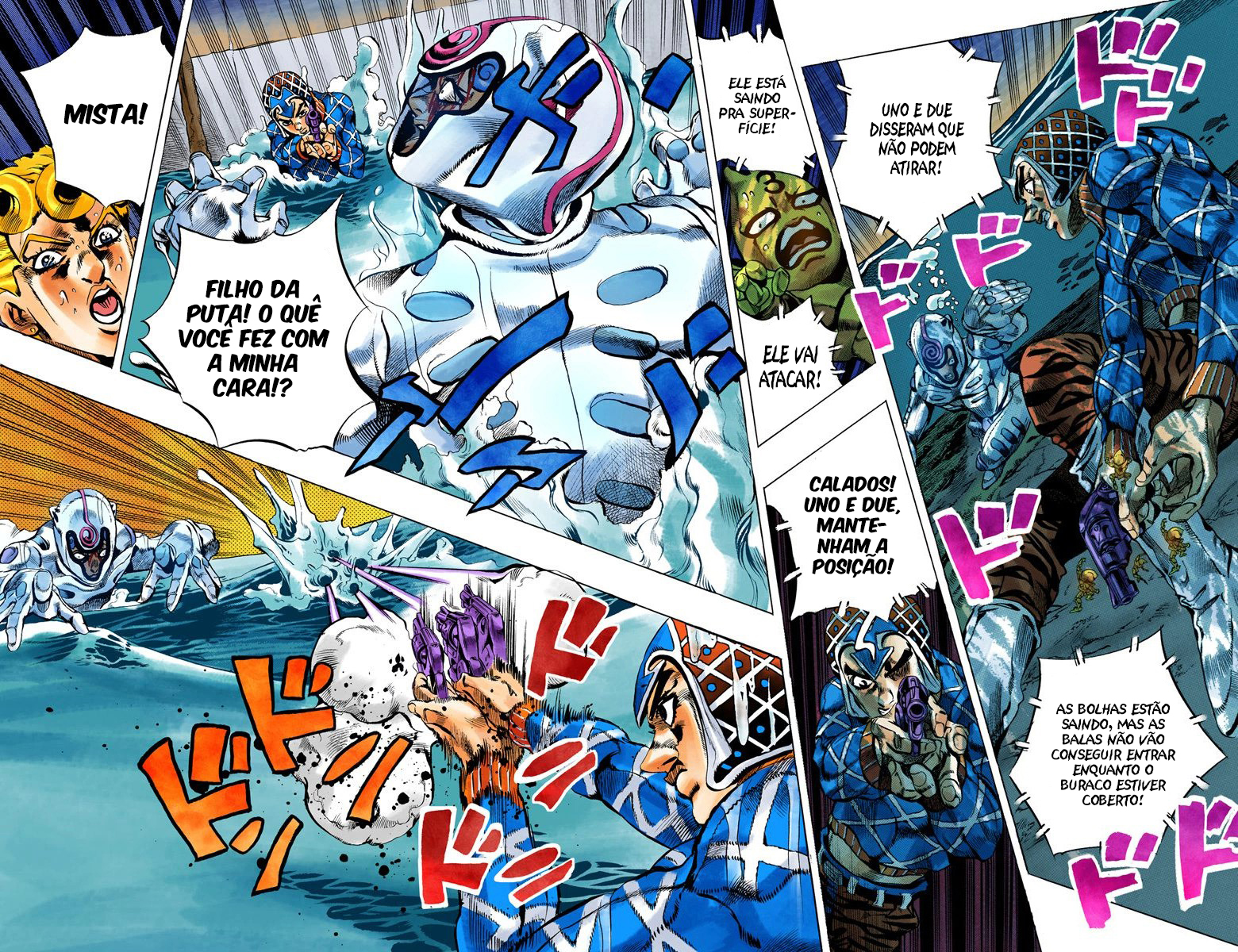 JoJo's Bizarre Adventure, Part 5: Golden Wind - Digital Colored Comics Capítulo 74 Página 4