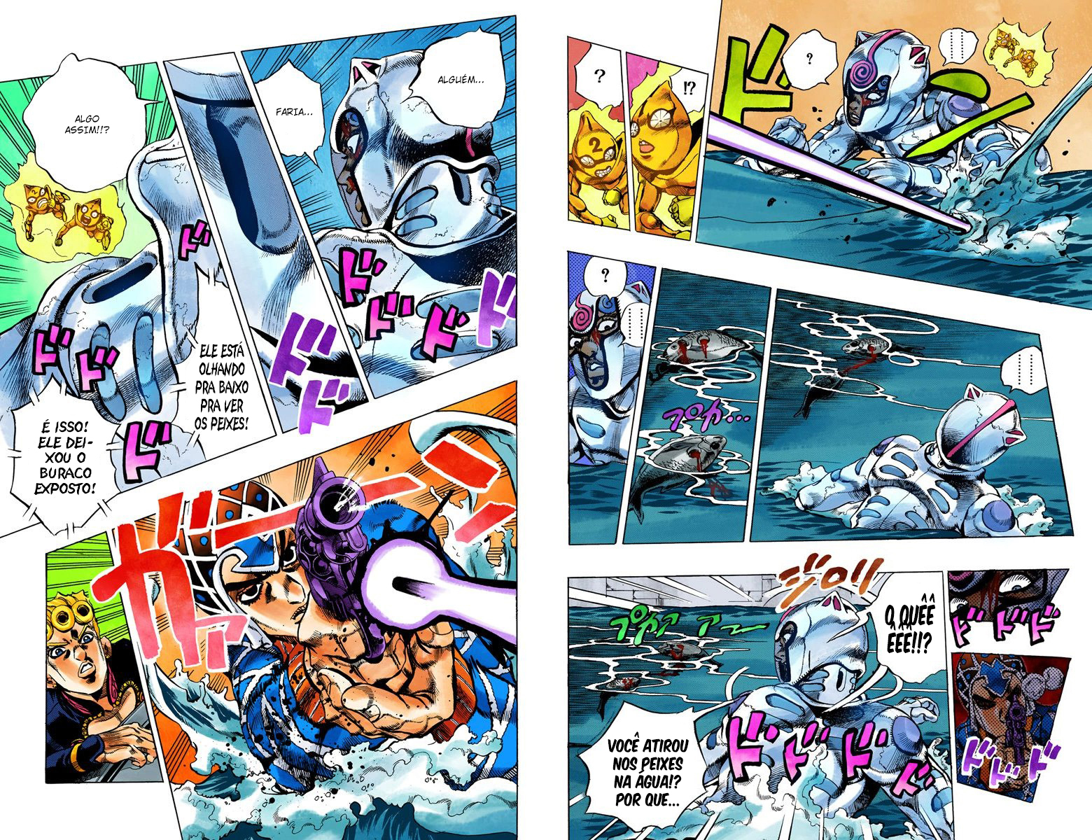 JoJo's Bizarre Adventure, Part 5: Golden Wind - Digital Colored Comics Capítulo 74 Página 5