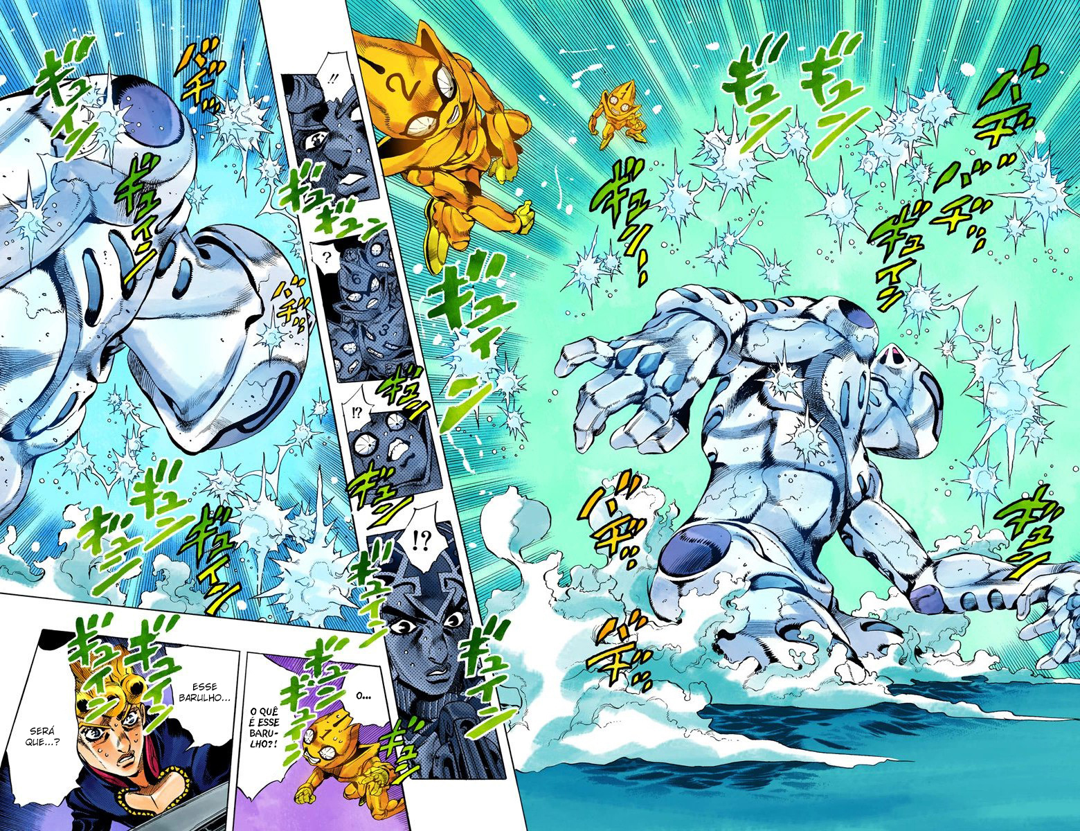 JoJo's Bizarre Adventure, Part 5: Golden Wind - Digital Colored Comics Capítulo 74 Página 7