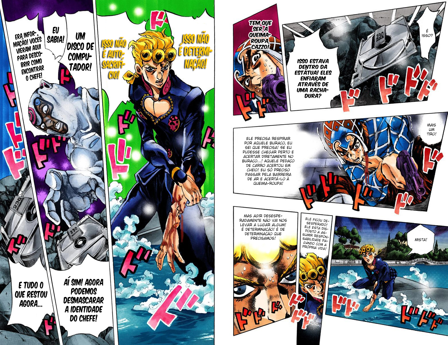 JoJo's Bizarre Adventure, Part 5: Golden Wind - Digital Colored Comics Capítulo 75 Página 4