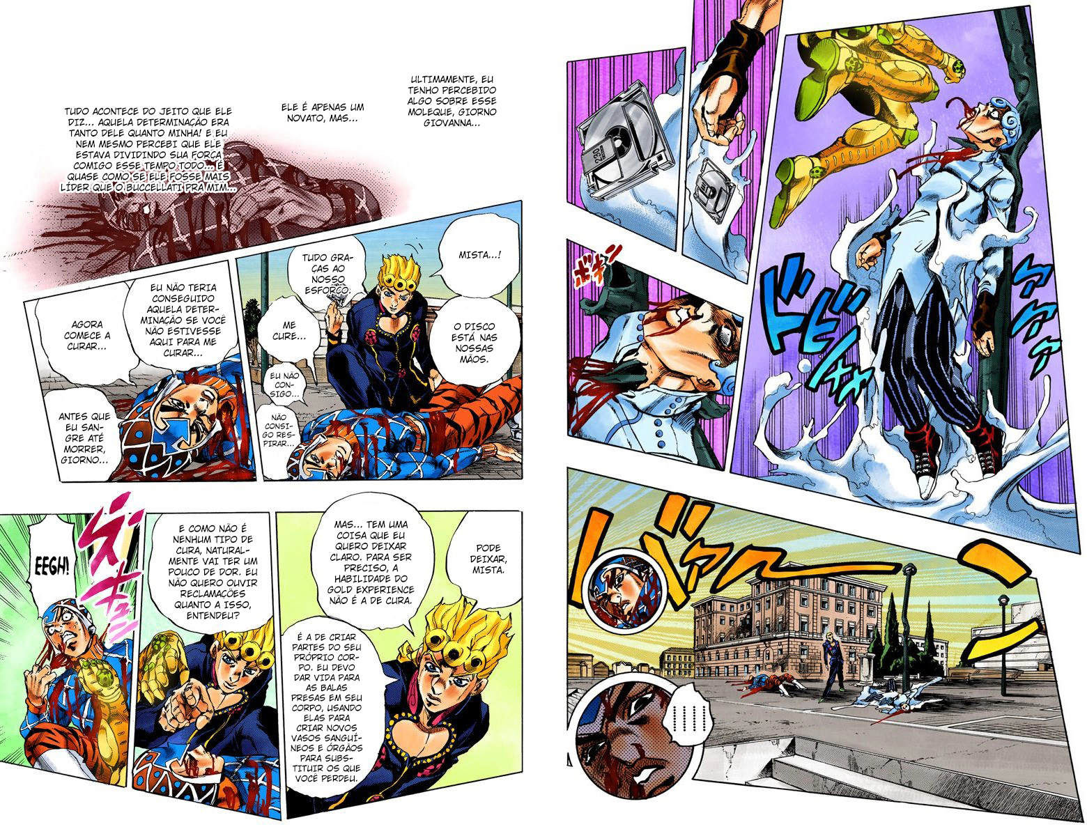 JoJo's Bizarre Adventure, Part 5: Golden Wind - Digital Colored Comics Capítulo 76 Página 9