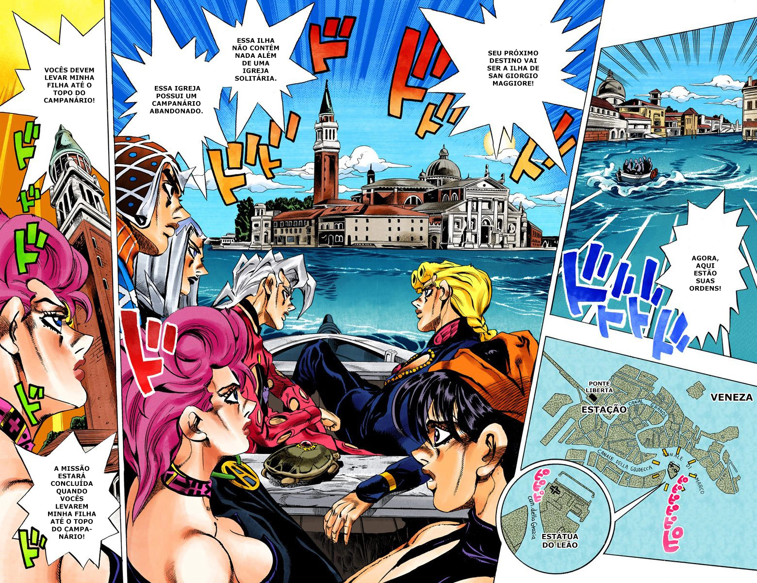 JoJo's Bizarre Adventure, Part 5: Golden Wind - Digital Colored Comics Capítulo 77 Página 3