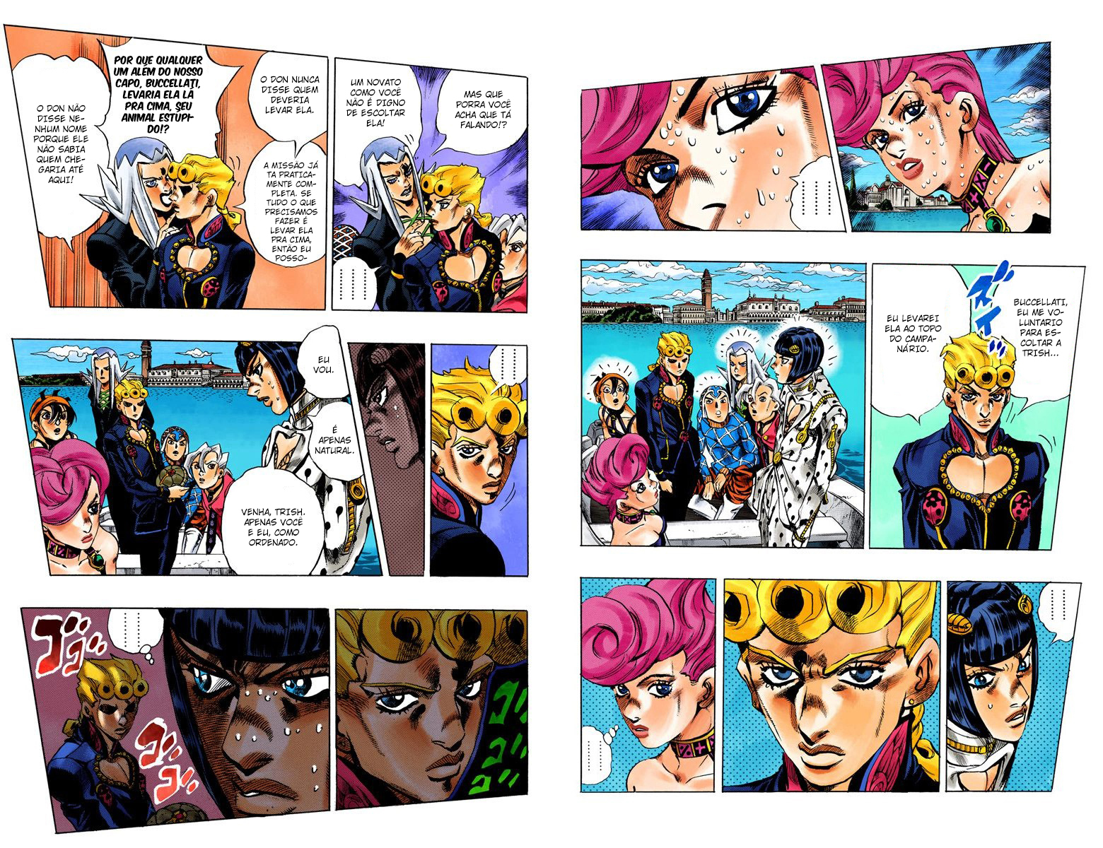 JoJo's Bizarre Adventure, Part 5: Golden Wind - Digital Colored Comics Capítulo 77 Página 5
